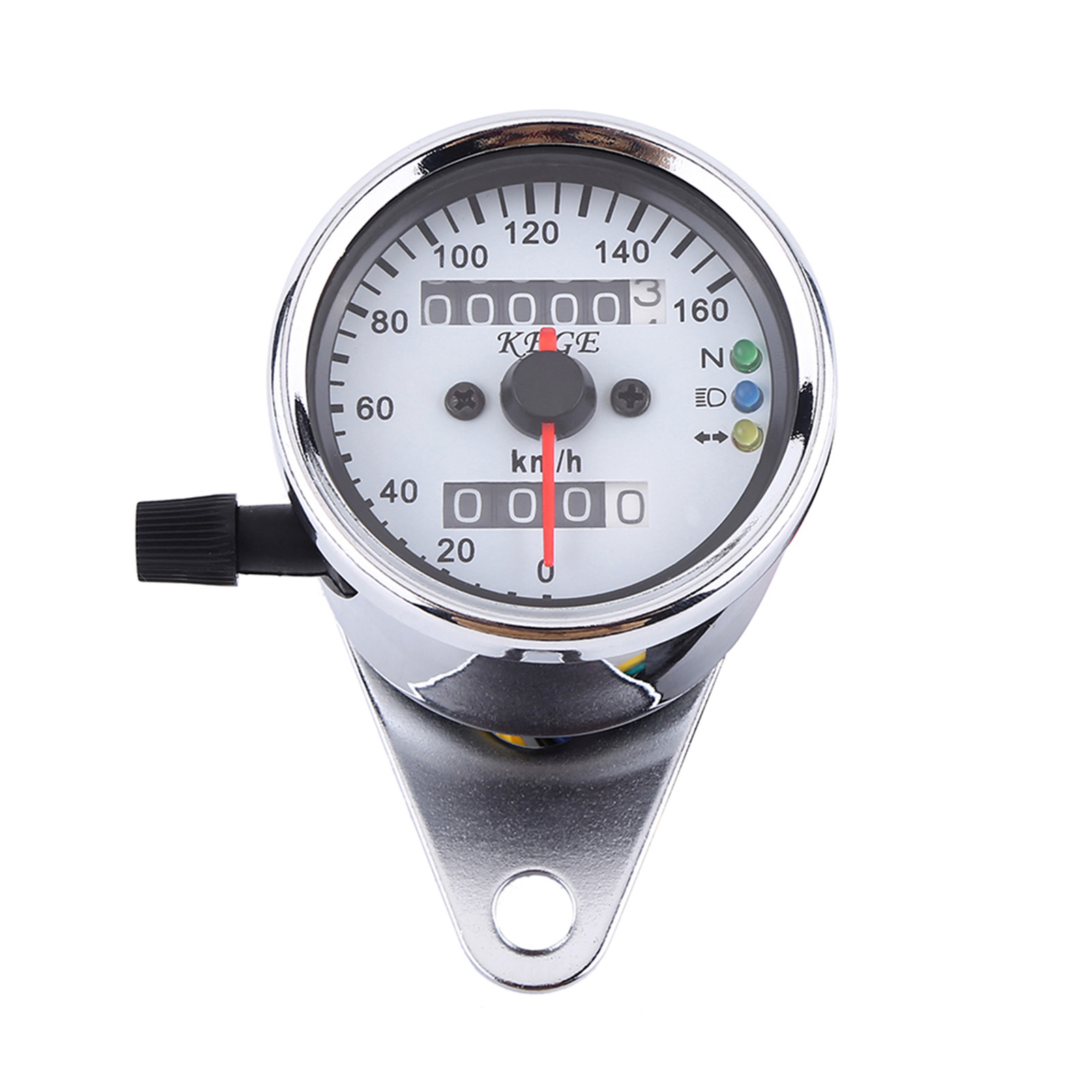 Universeller Motorrad-tachometer, Km/h-anzeige, Silber