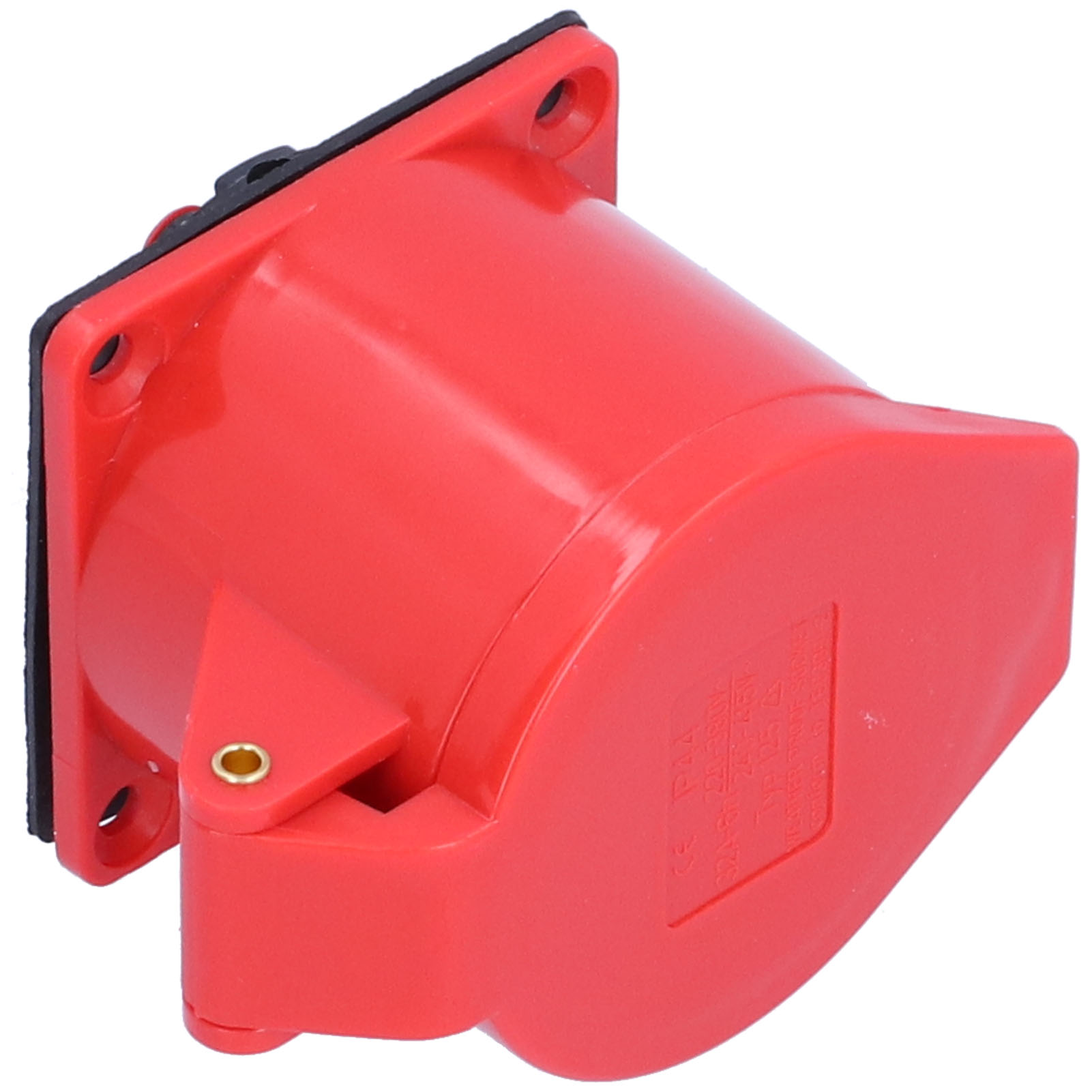 Industrielle Steckdose, 5-polig, Dreiphasig, Wasserdicht, Versenkt, 32 A, 220–380 V/240–415 V