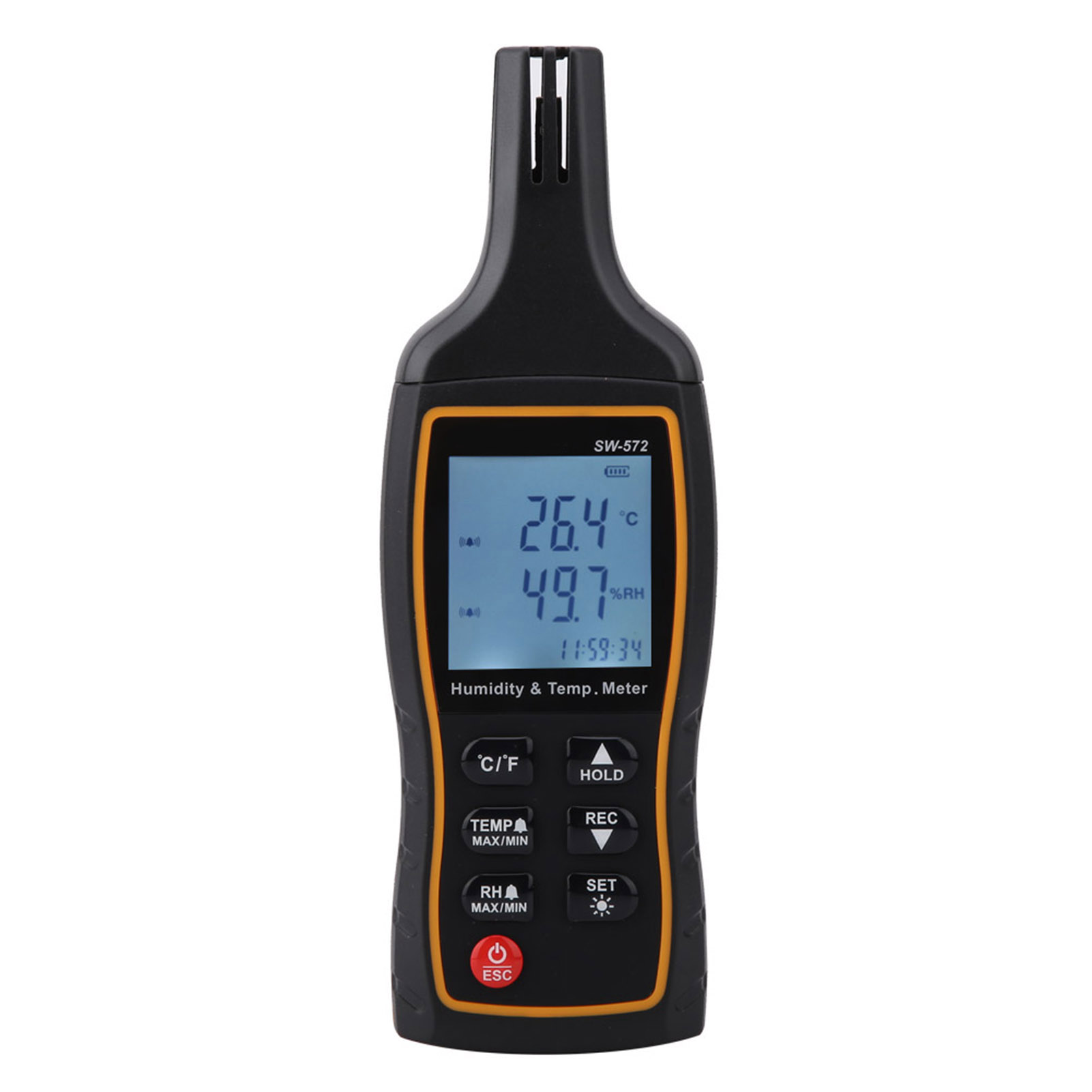 Sw-572 Tragbares Digitales Lcd-thermometer, Temperaturmessgerät Und Hygrometer, Feuchtigkeitsmonitor