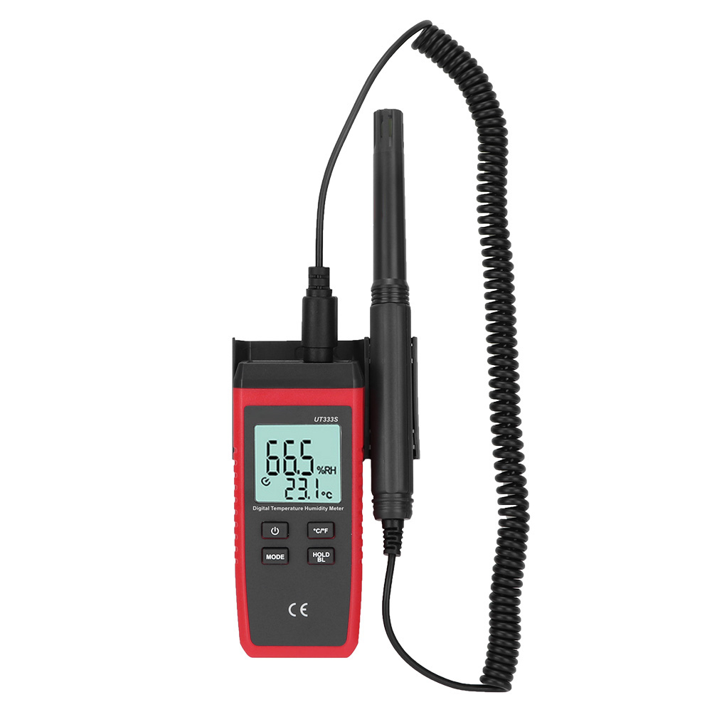 Feuchtigkeitsmessgerät Und Thermometer Mit Stabiler Und Sicherer Split-type-konstruktion, Weit Verbreitet Für Materialhandhabung Und Lebensmittellagerung.
