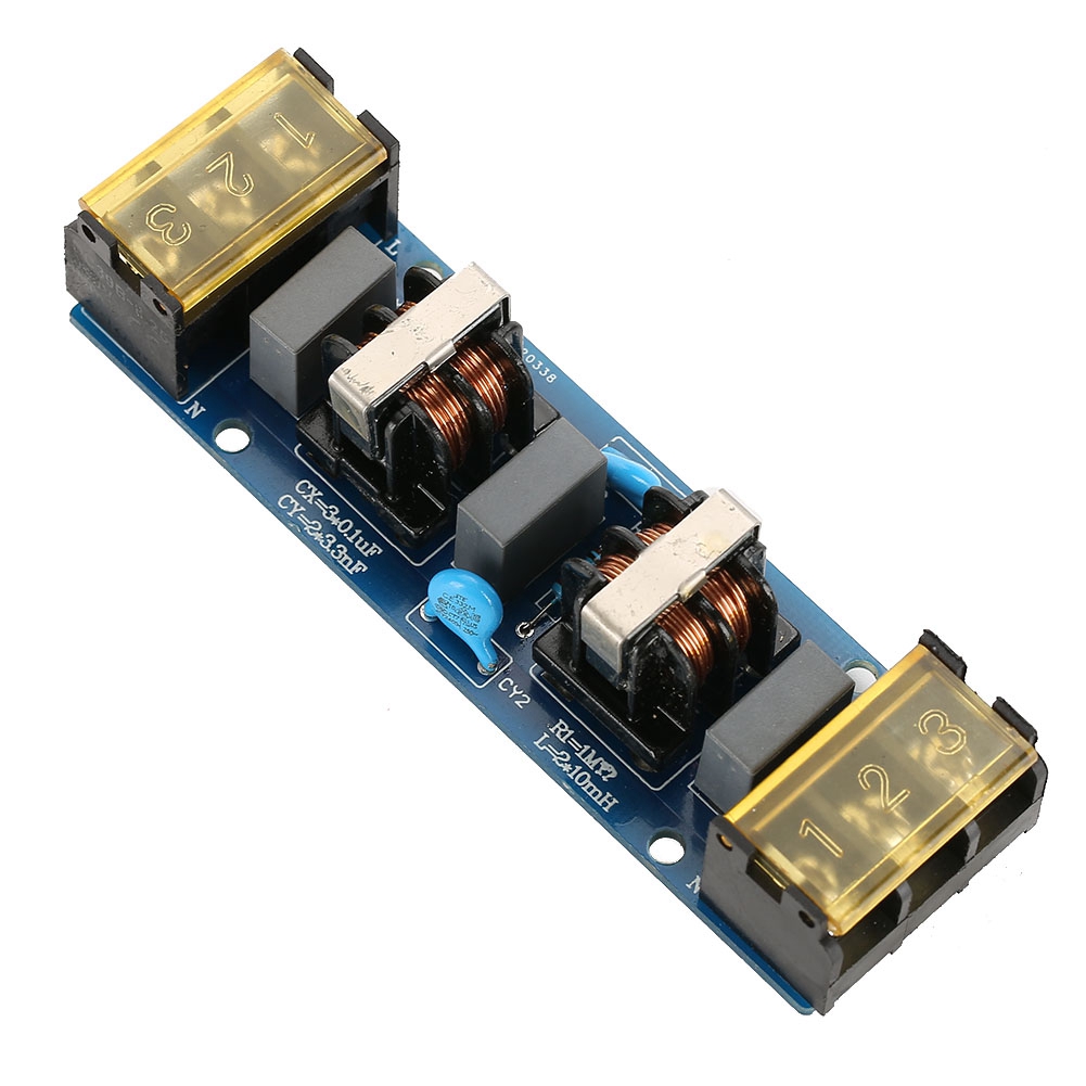 Zweistufige Tiefpassfilterplatine Für Netzteile (6a) Gegen Hochfrequente Elektromagnetische Störungen