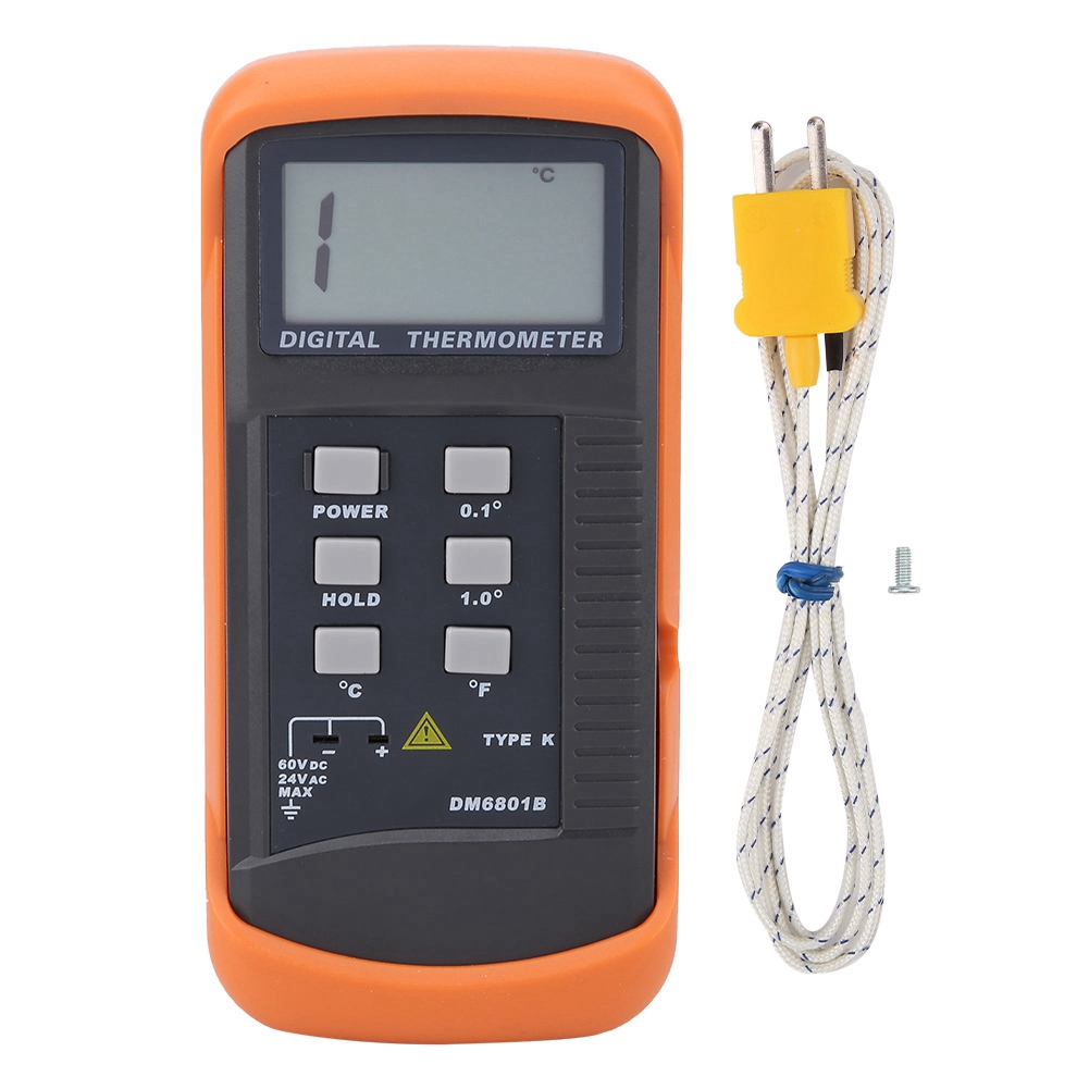 Einkanaliger Digitaler Thermoelementsensor Typ K, Thermometer, Temperaturanzeige -50-1300 °c