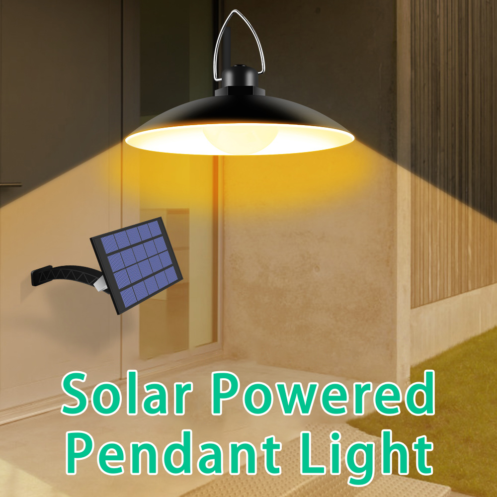 Solar-hängeleuchte Mit Verstellbarem Panel, Automatischem Lichtsensor, Ip65 Wasserdicht, Ideal Für Den Außen- Und Innenbereich (garten, Terrasse, Hof).