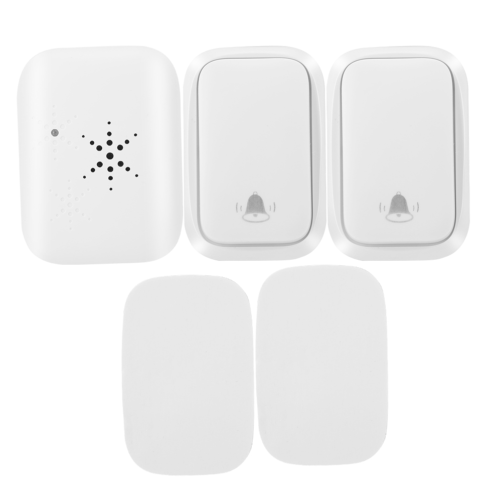 Selbstversorgendes, Drahtloses Türklingel-sender-empfänger-set, 4 Lautstärkestufen, Wasserdicht Nach Ip68, 1v2