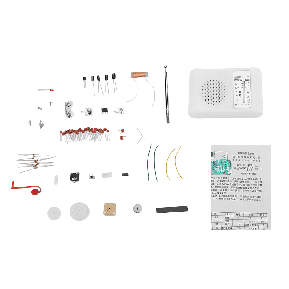 Cf210sp Diy Am/fm Dualband-radio-elektronikbausatz