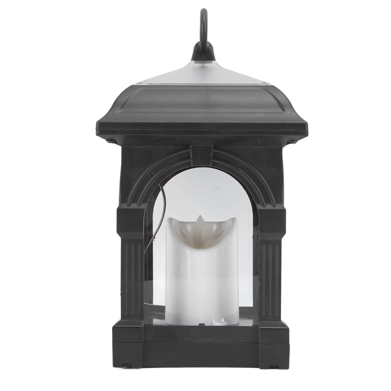 Hängende Solarlaterne Für Den Außenbereich, Warmweiße Lampe, Tischkerze Für Garten, Hof, Terrasse, Wegdekoration, Schwarz