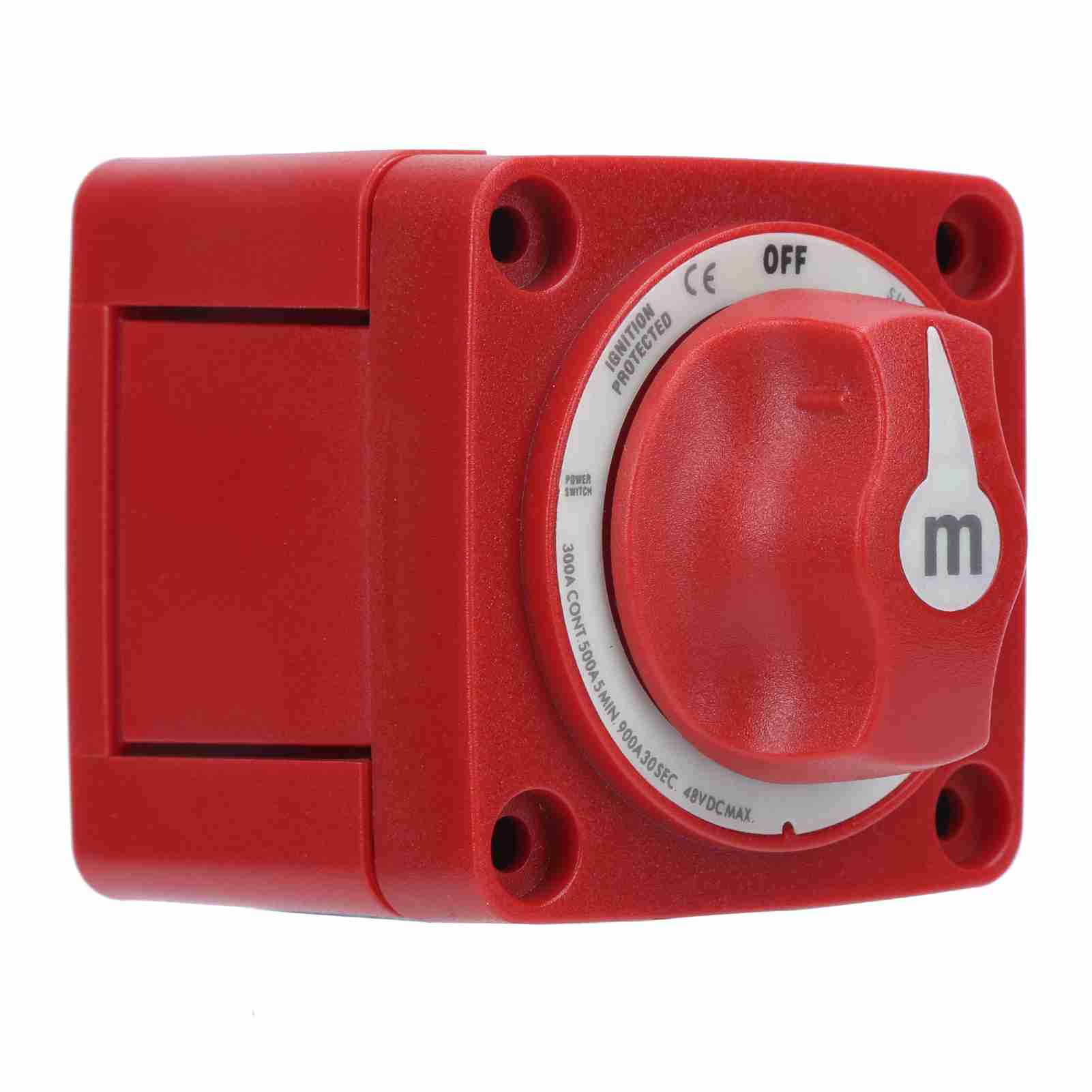 Yachtbatterieschalter, Einpolig, Serie 6006 Ms, Hochleistungsausführung Für Boote, 1248 V Dc