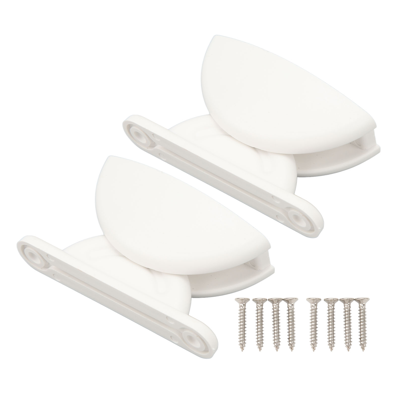 Türanschlag-set Für Wohnmobile, Bogenförmiger Nylon-anschlag Für Wohnmobile, Anhänger Und Campervans, Weiß