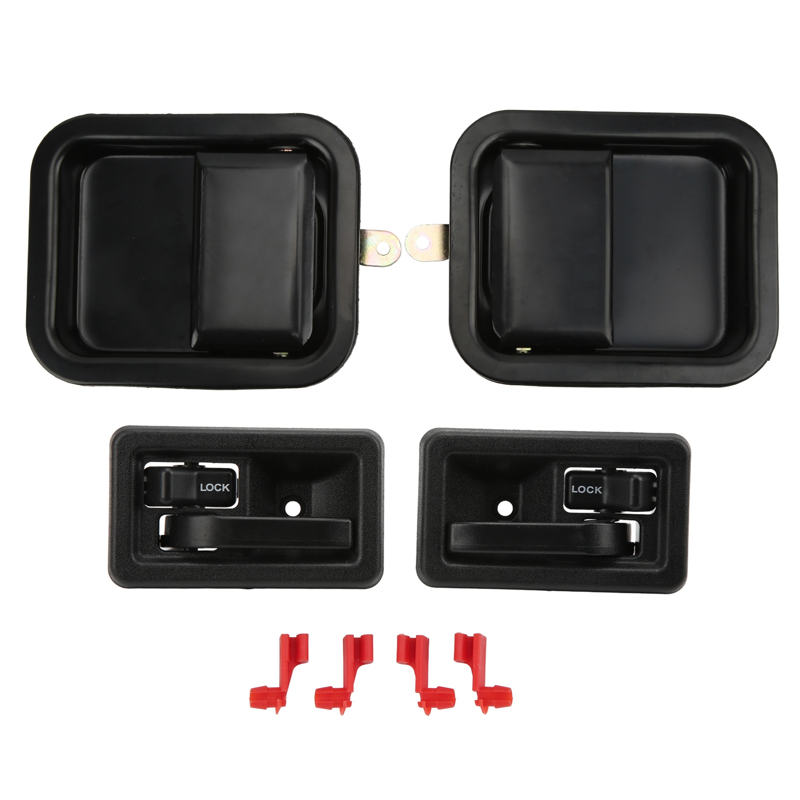 Türgriffset Innen Und Außen, Vorne Links Und Rechts, Ersatzteilnummer 55176476ac Für Jeep Wrangler Yj 1991-1996