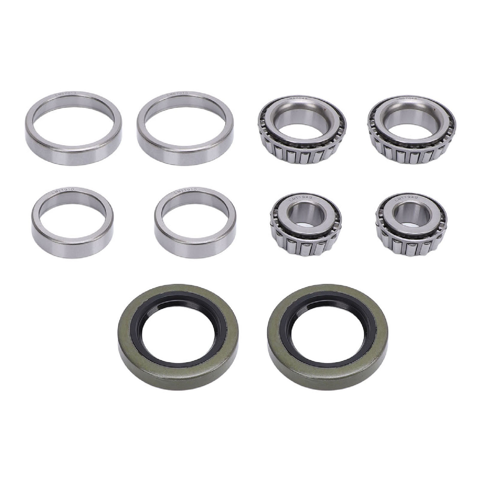 Radnabenlager-set Für Anhänger Mit Professionellem Schutz Lm11949 Lm11910 Für 1 1/4-zoll- Und 3/4-zoll-achsen, 2 Sets