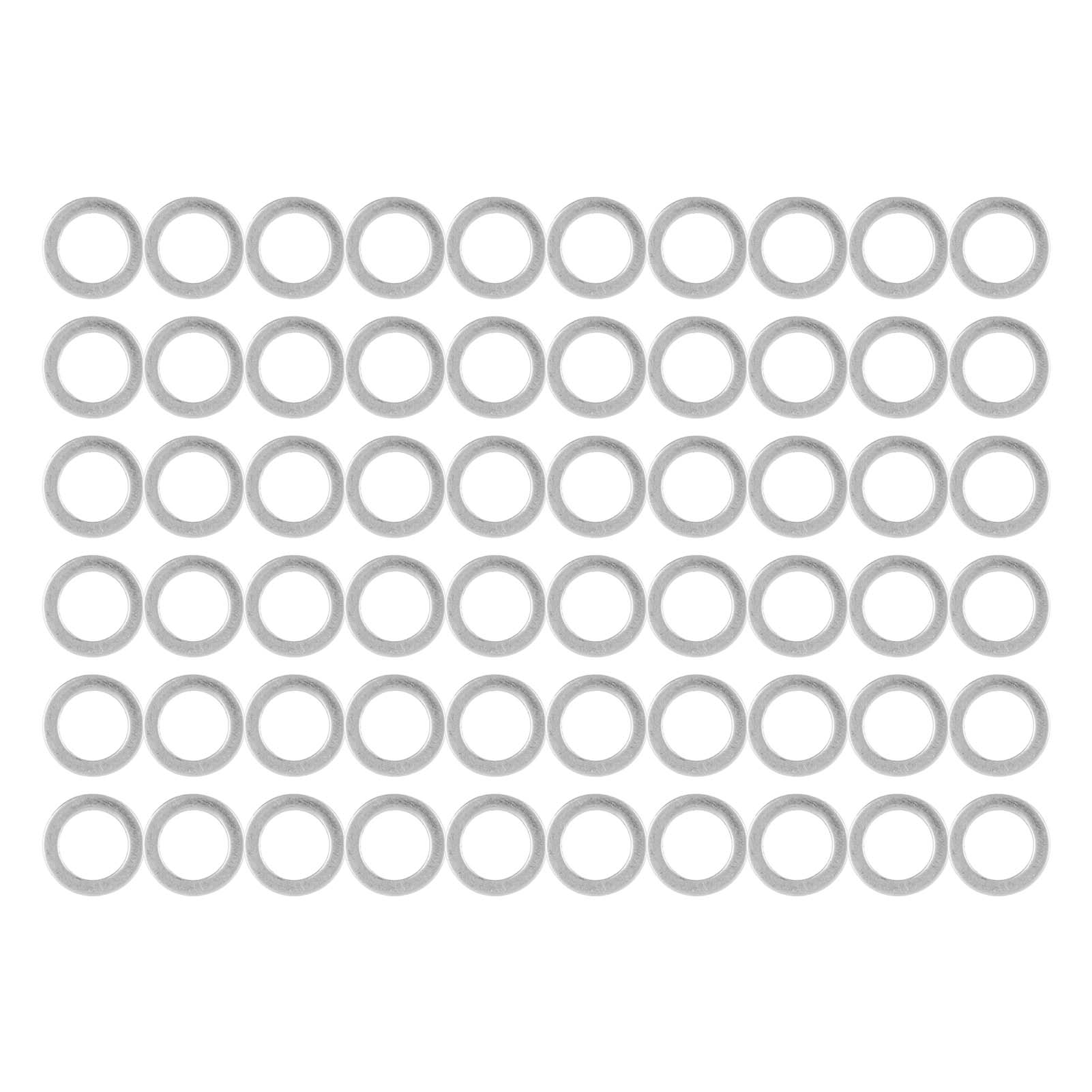 60-teiliges Zubehörset Mit Flachen Unterlegscheiben Aus Edelstahl, 6 Mm Innendurchmesser, 9 Mm Außendurchmesser, Für Wartungszwecke 4807-0609-1000