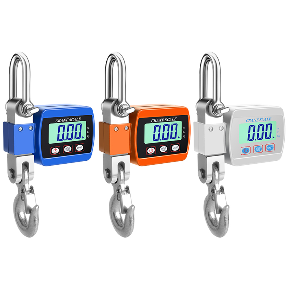 Digitale Lcd-anzeige Für Die Kranwaage 0,05–500 Kg. Robuster, Tragbarer, Elektronischer Industriehakenkran Mit Einheitenumschaltfunktion.