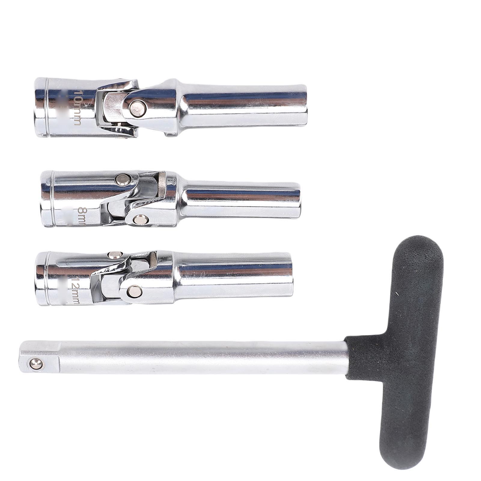 Glühkerzen-ausbauwerkzeug-set, 3/8-zoll-t-griff, 8 Mm, 10 Mm, 12 Mm, Zum Entfernen Abgebrochener Glühkerzen Für Die Kfz-reparatur