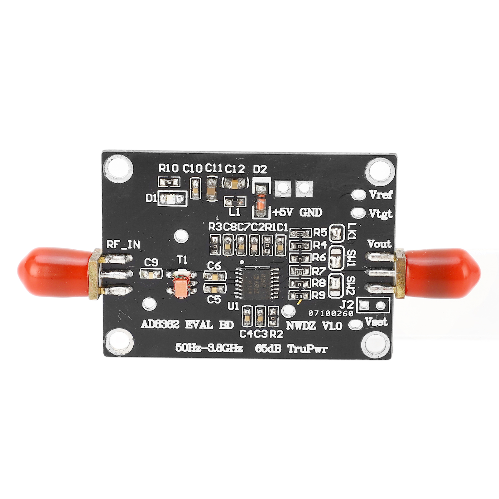 Dc Rms 50 Hz Bis 3,8 Ghz Modul, 65 Db Detektionswandlerplatine, 3,3 Bis 5 V.