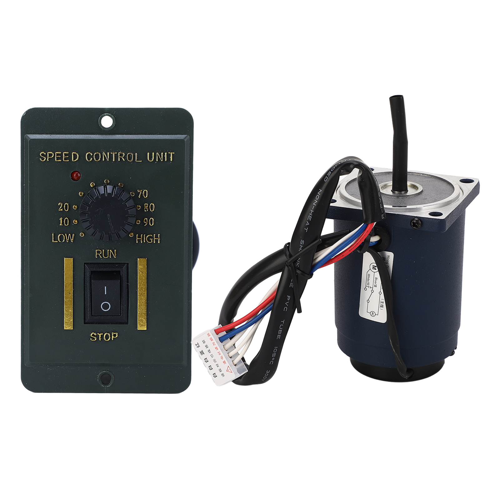 Drehmomentstarker 6-w-getriebemotor, Geräuscharm, Hitzebeständig, Reversible Drehzahlregelung Mit Ac220v-controller, 2800 U/min (10 Bis 2800 U/min)