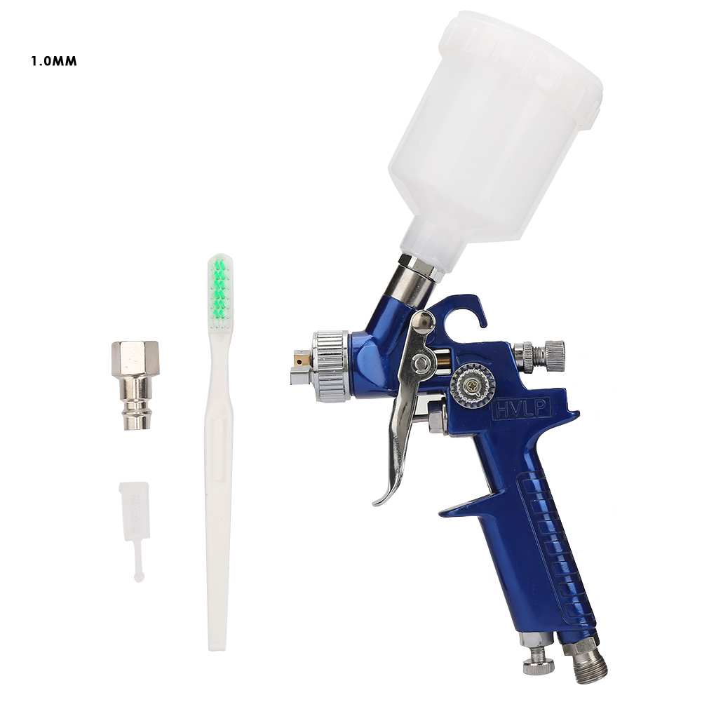 Europäische Pneumatische Airbrush-farbpistole Mit Schwerkraftzufuhr (1,0 Mm)