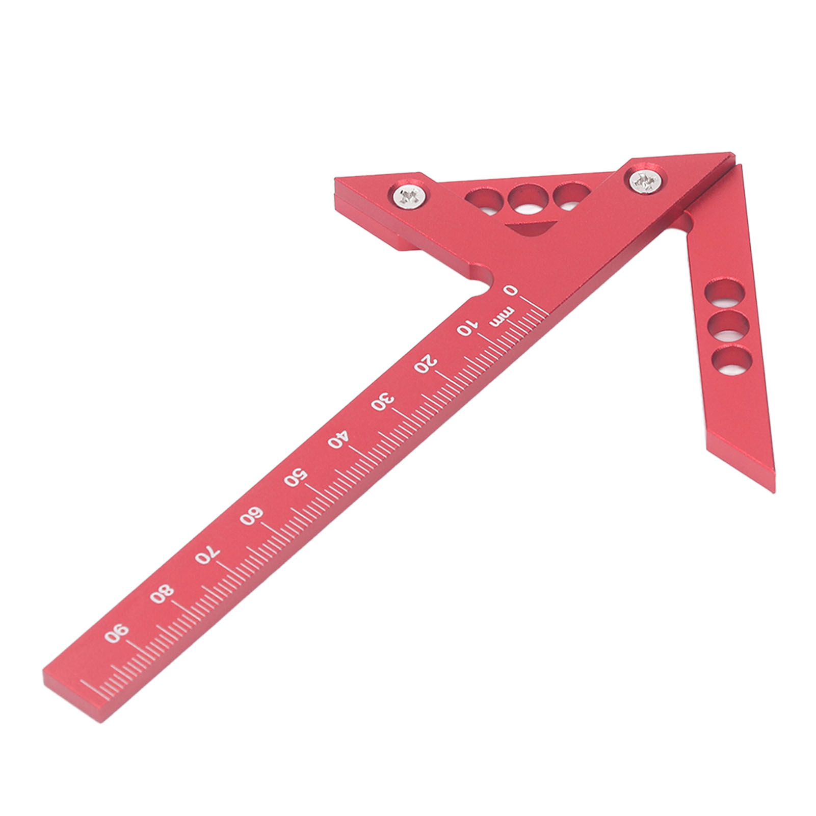 Mittelachsenmarkierer, Aluminiumlegierungsdetektor, 45-grad-winkelmarkierungsvorrichtung, Holzbearbeitungs-markierungswerkzeug
