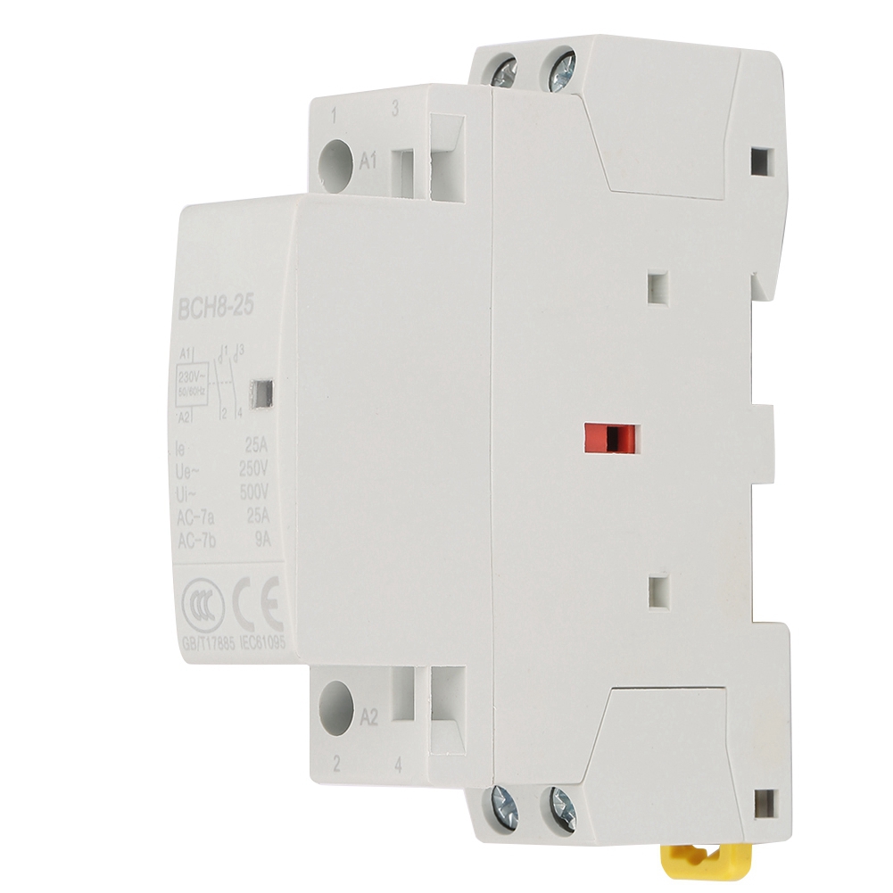 Netzschütz Für Den Hausgebrauch Auf Din-schiene, 2-polig, 25 A, 220 V/230 V, 2 Schließer, 50/60 Hz