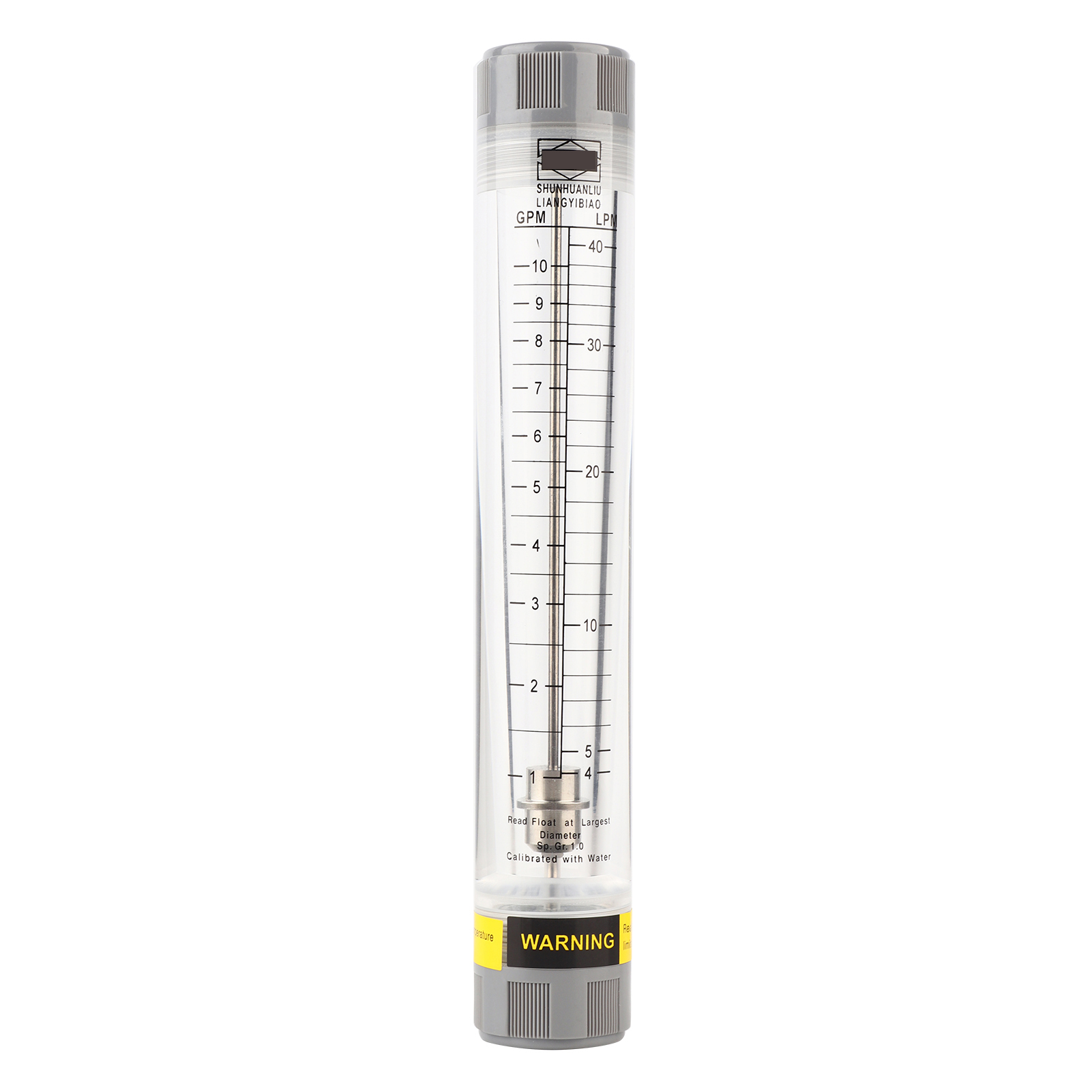 Lzm-20g 1-10 Gpm Durchflussmesser Aus Acrylglas (plexiglas) Für G3/4"-innengewinde