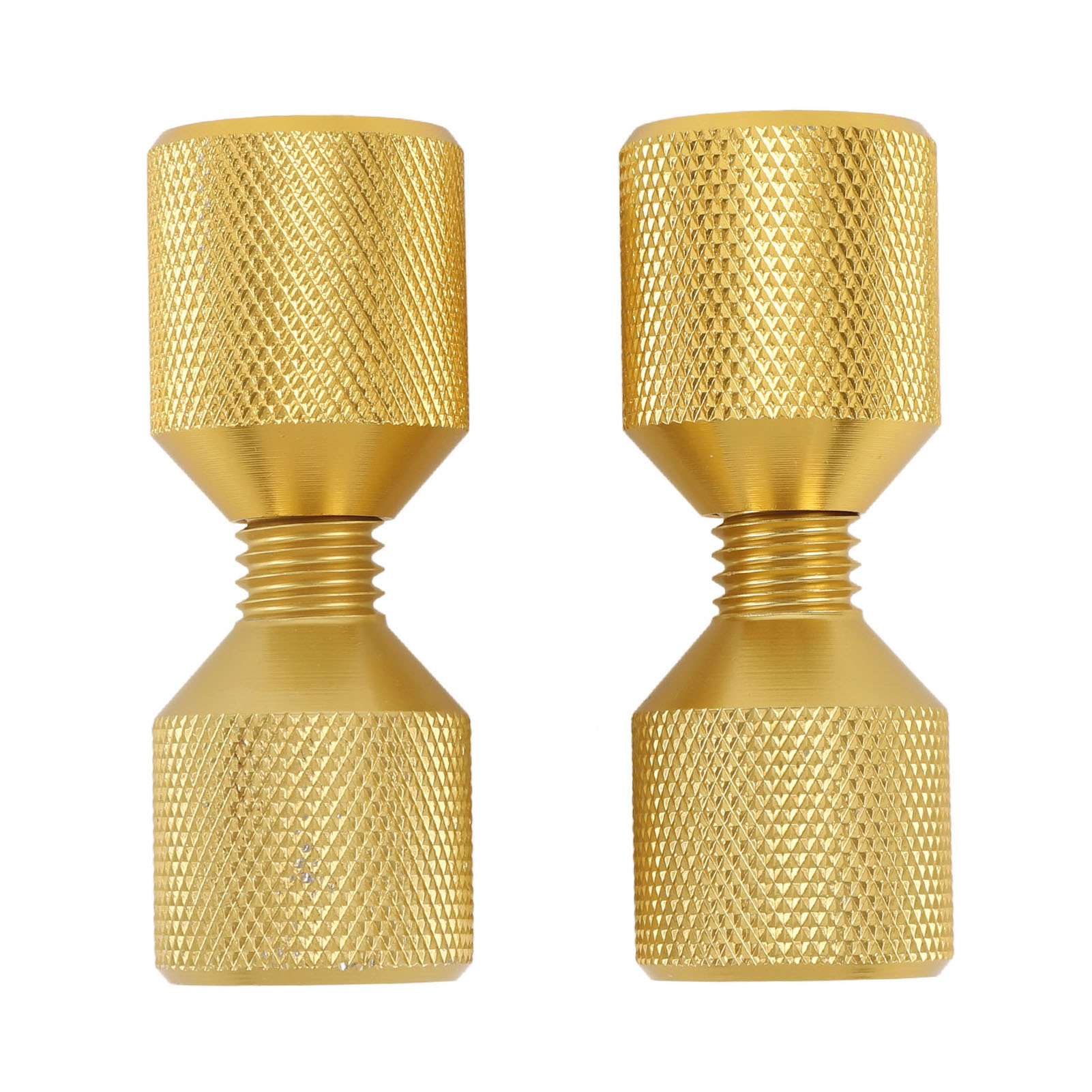 2-loch-aluminium-flansch-ausrichtstifte, 1-1/8 Zoll Doppelset Für 0,5-14 Zoll Flansche, 150 Lb, Gold, 2 Stück