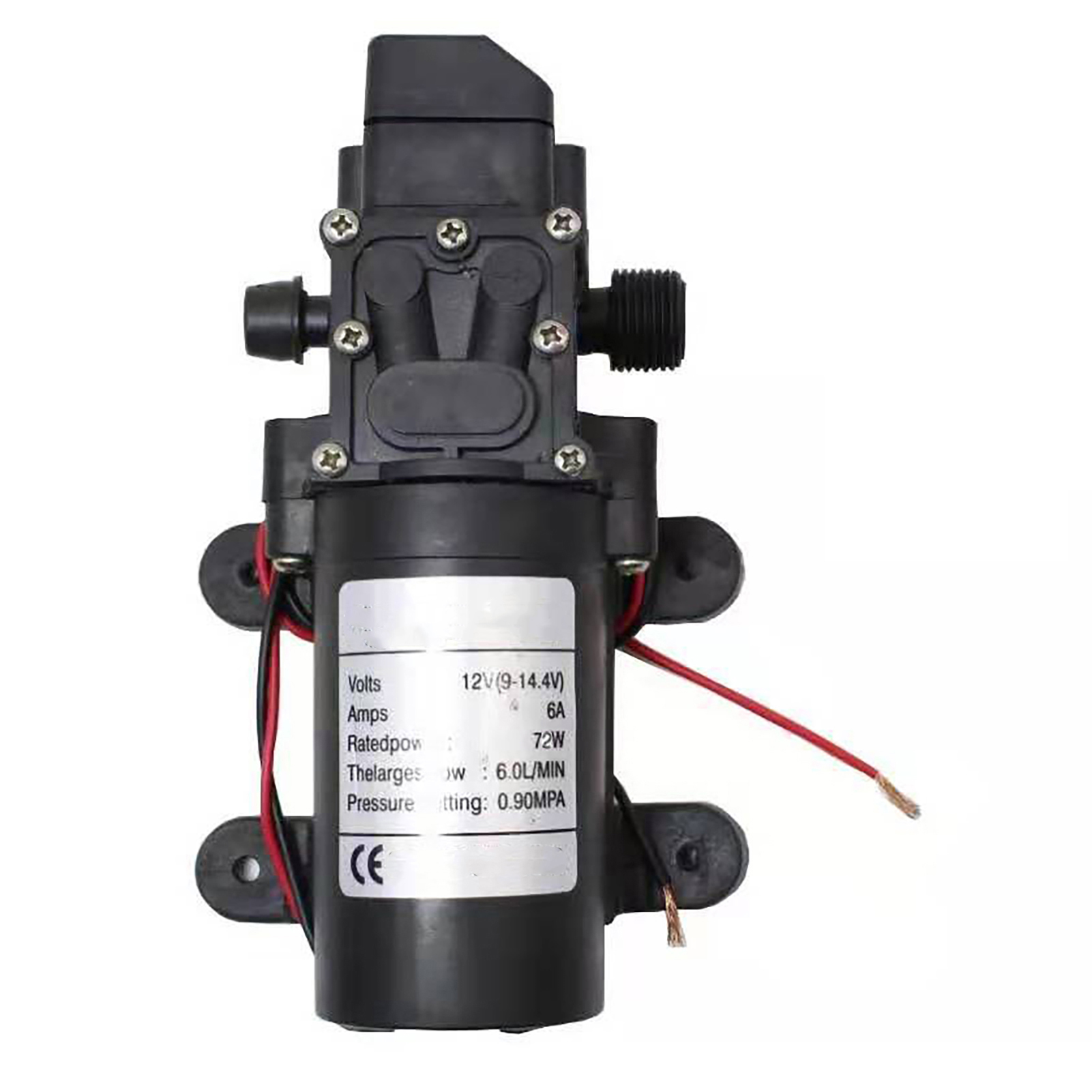 Intelligente Elektrische Hochdruck-membranpumpe, 6 L/min Fördermenge, Selbstansaugend, Für Die Reinigung Von Landwirtschaftlichen Fahrzeugen, 12 V Dc, 72 W