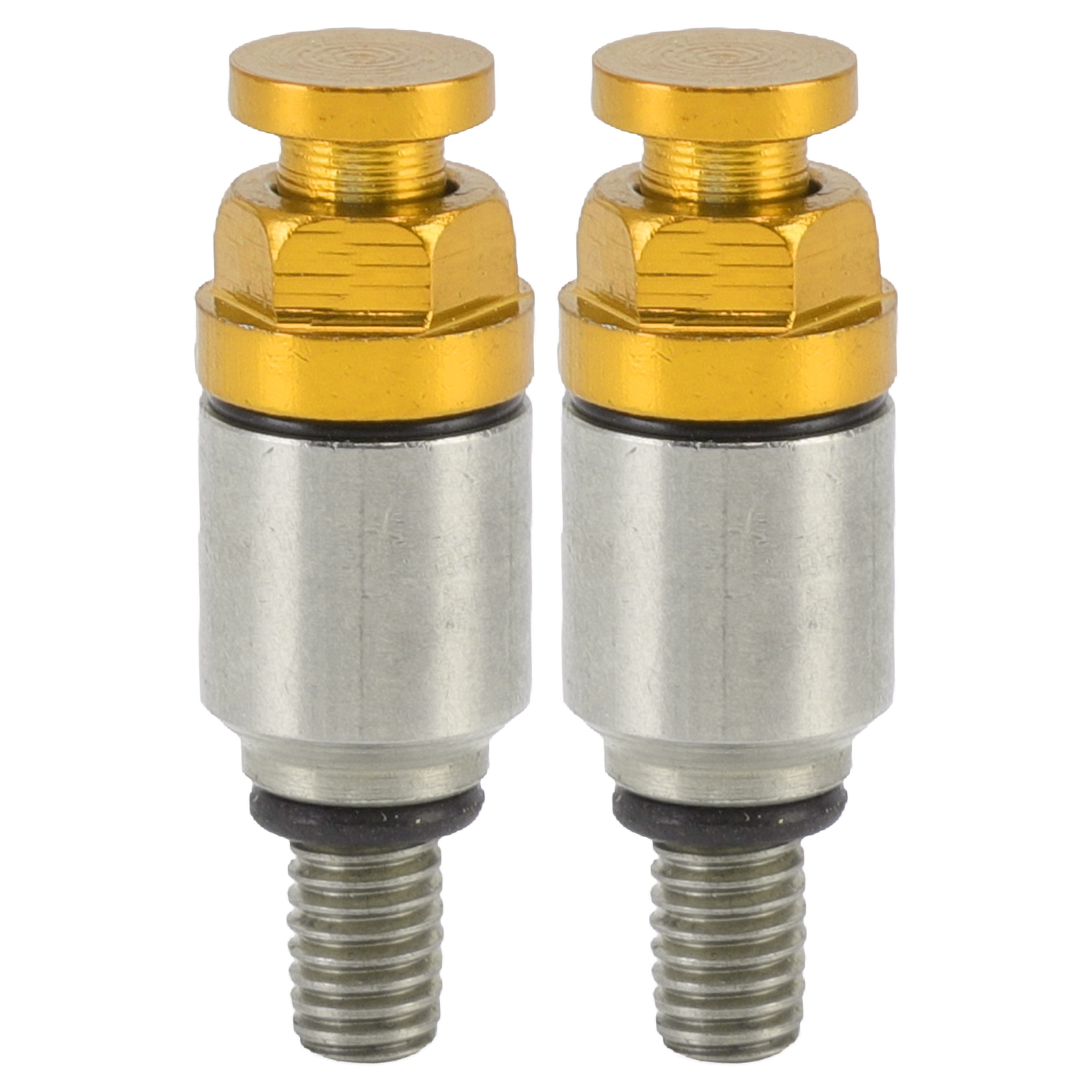 Satz Mit 2 Entlüftungsventilen Für Gabeln Aus Aluminiumlegierung M5x0,8, Ersatz Für Crf150r, Cr125r Und Cr250r (gelb).