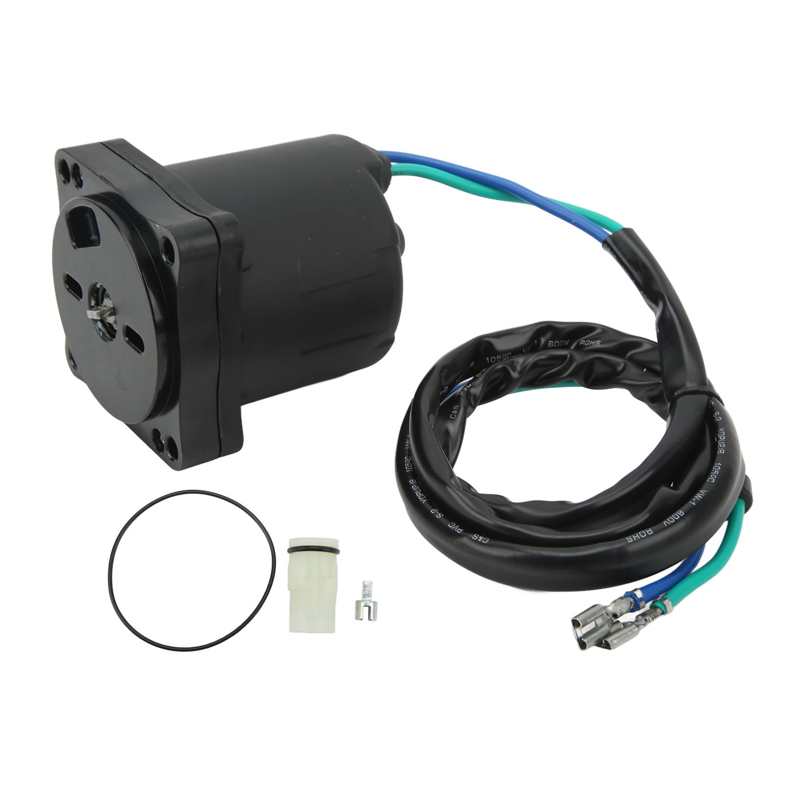 12v-trimmmotor, Schnellstart, Reversibel 36120 Zy9 013, Rostfreies Ersatzteil Für 75 Bis 225 Ps Außenbordmotoren