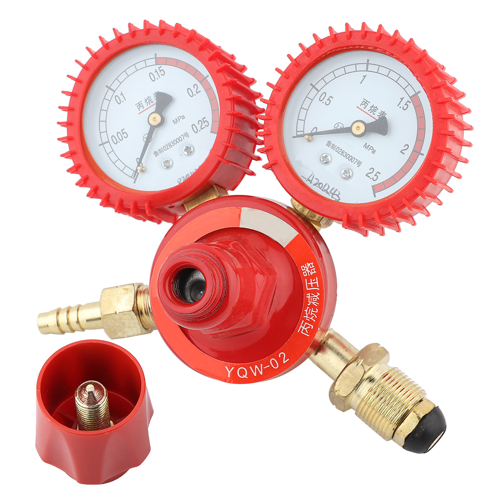 Manometer, Robuster Und Langlebiger Propanregler, Gut Ablesbare Skala Für Den Industriellen Einsatz