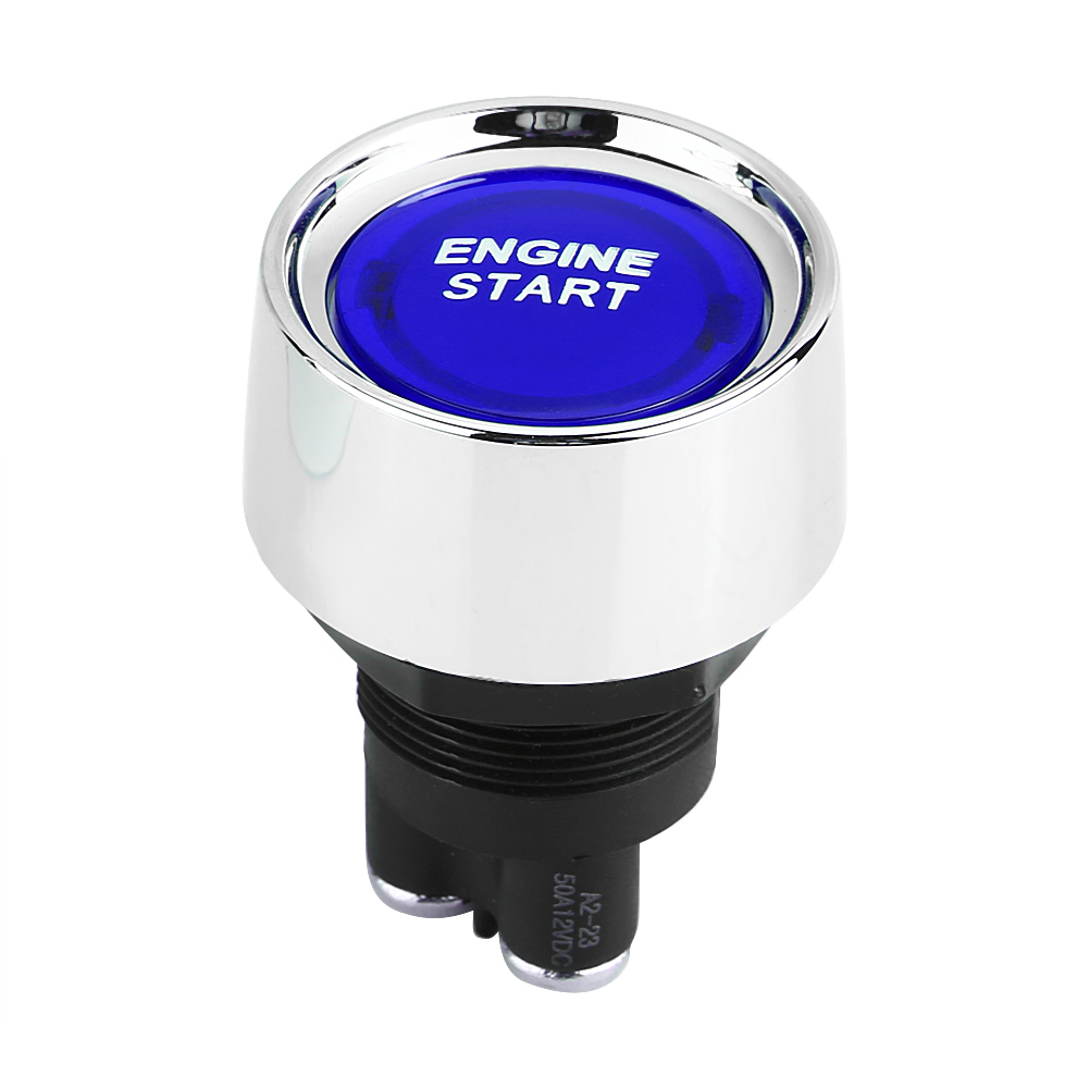 12-24v 50a Motorstartknopf Für Fahrzeuge Mit Blauer Led