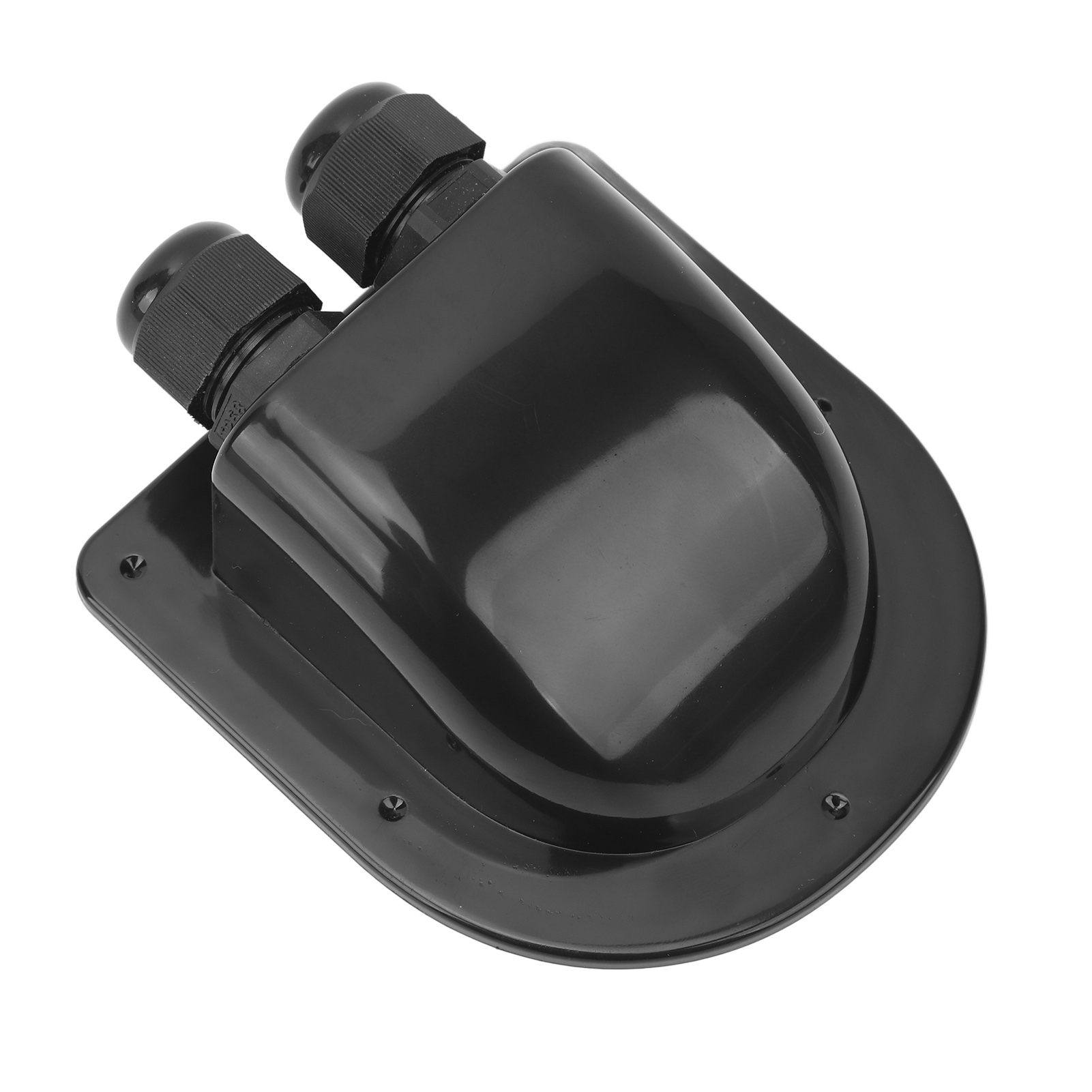 Ip68-kabeleinführungsdose, Wasserdicht Und Wetterfest, Doppelgehäuse Für Wohnmobil, Boot, Yacht, Schwarz