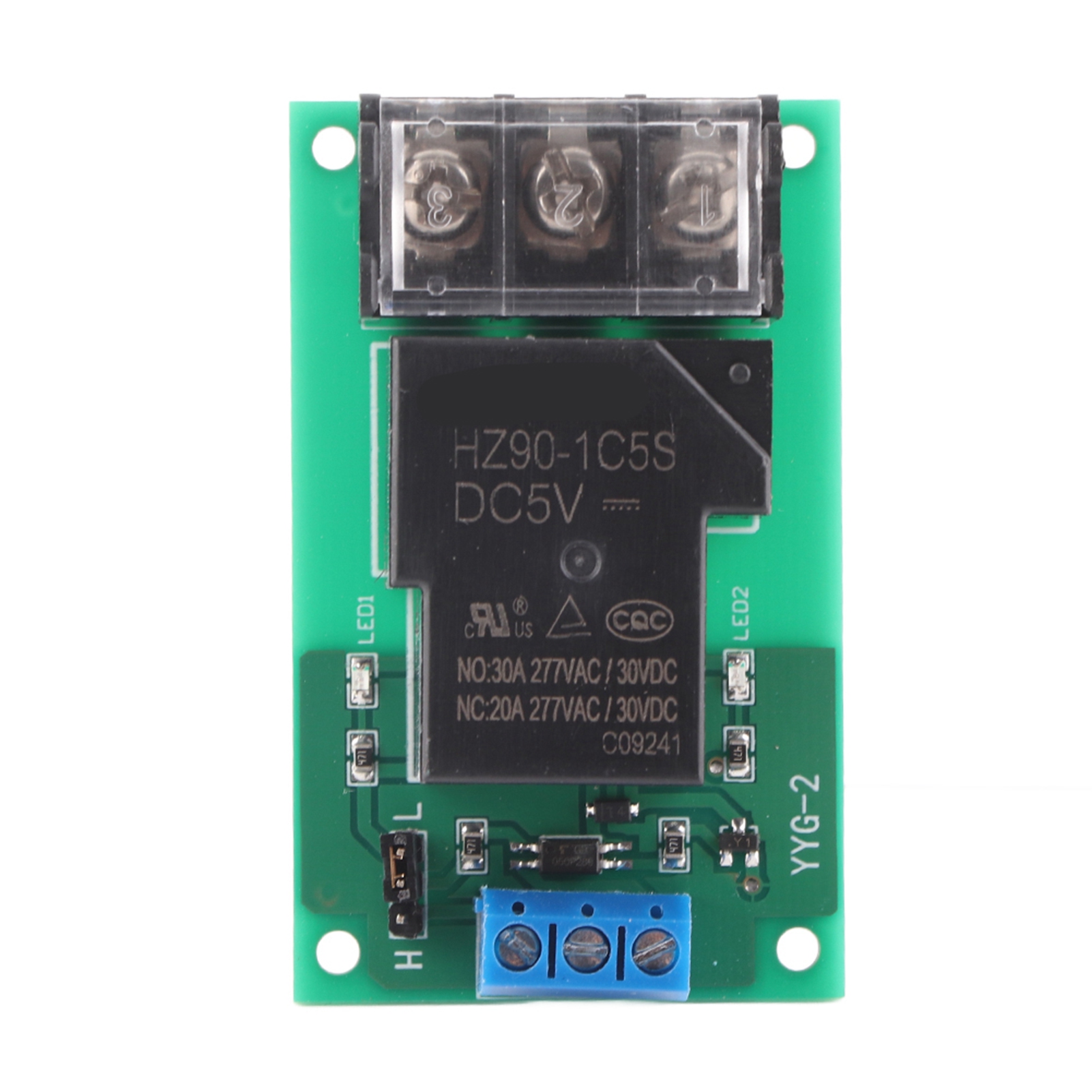 Hochleistungsfähiges 30-a-unidirektionales Optokoppler-isolationsrelaismodul, Hoch-/niedrigauslösung, Yyg-2 Dc5v