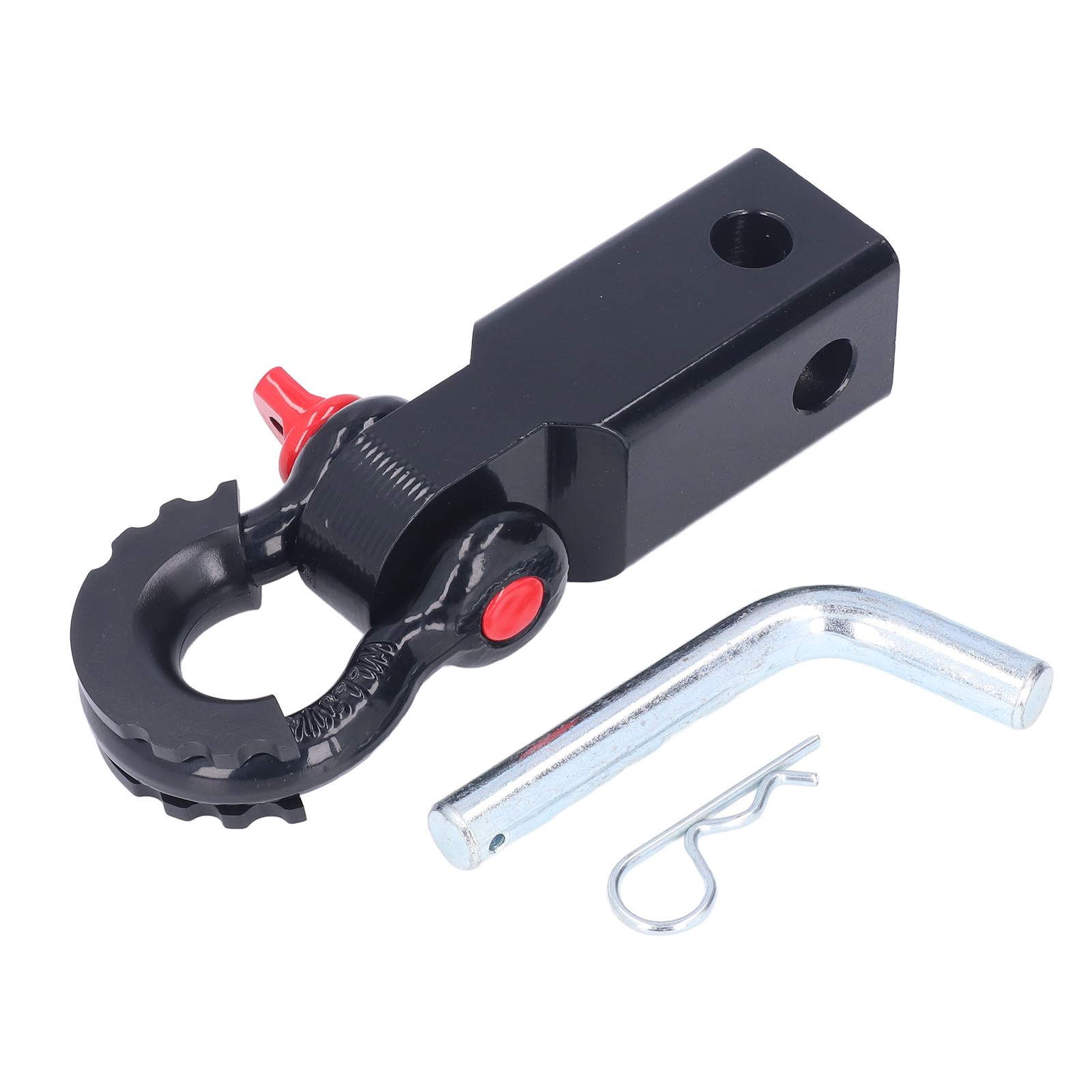 Universelle 5 Cm (2 Zoll) Schäkelkupplung, Stahl-abschlepp- Und Bergungszubehör Für Pkw, Lkw Und Geländewagen, Schwarz