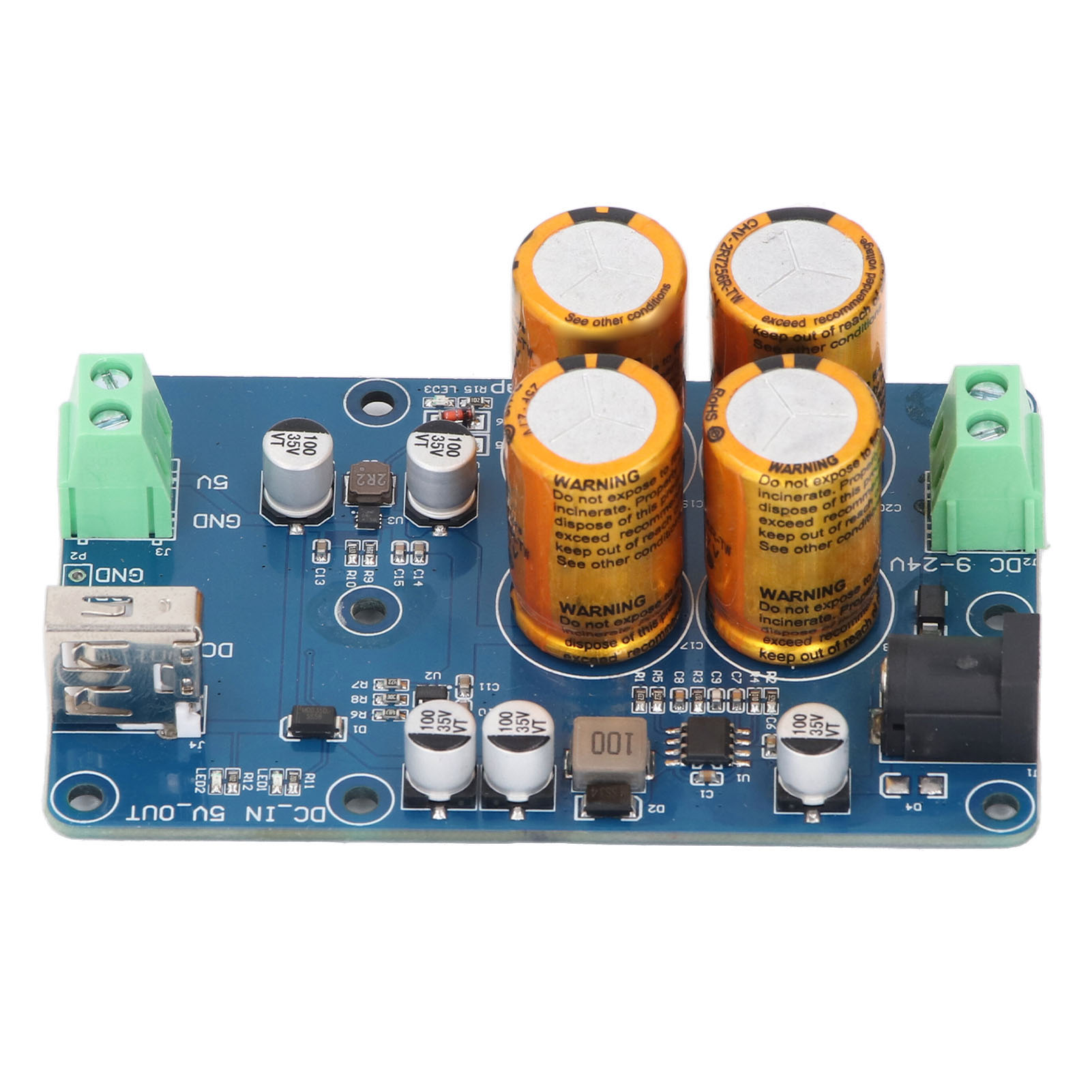 Superkondensator-wechselrichter Für Raspberry Pi, 9–24 V Dc-eingang, 5 V 3 A Dc-ausgang, 10–60 Sekunden Laufzeit, 4 Sekunden Datensicherung