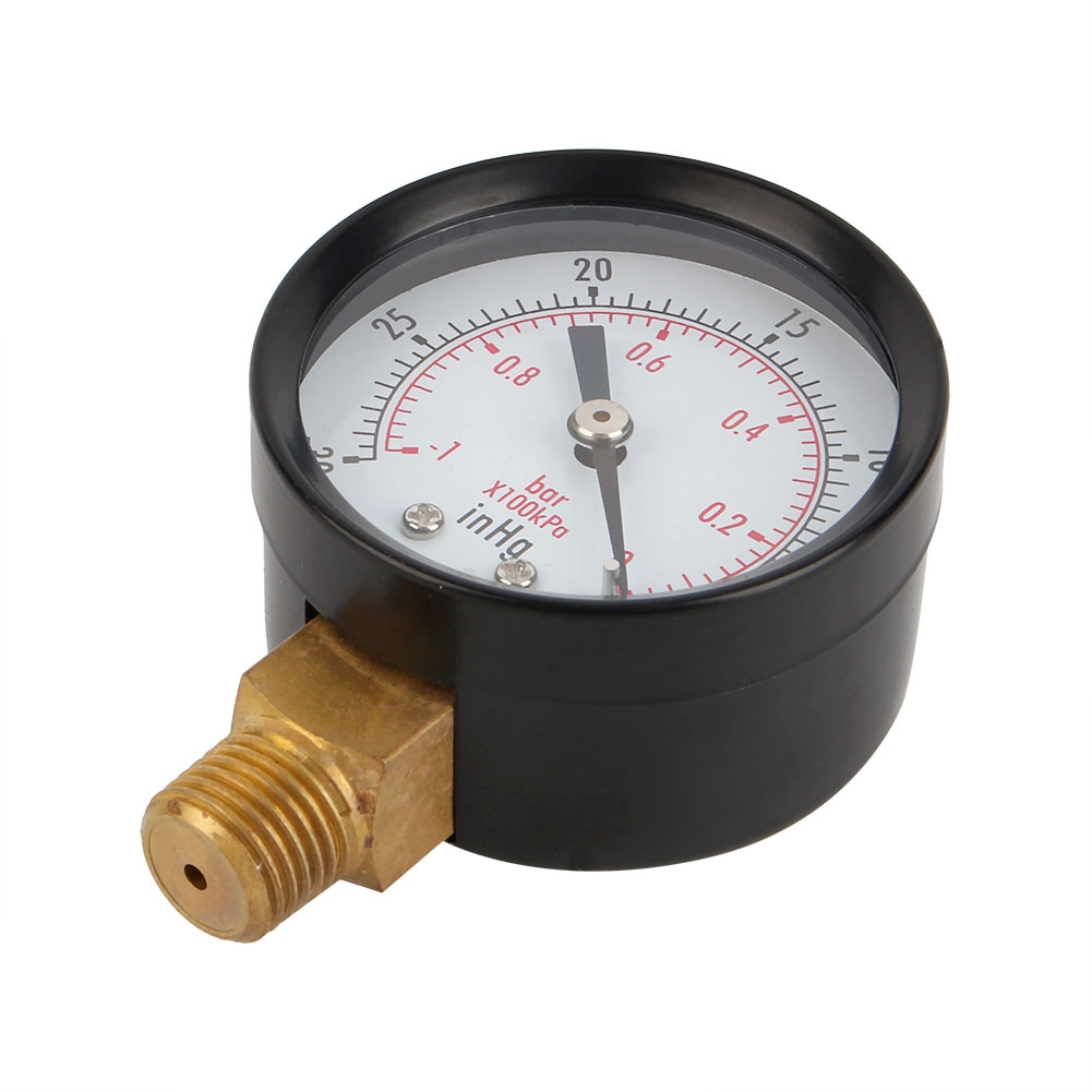 2-zoll-vakuummeter, 0–30 Zoll Hg, Präzises Und Gut Ablesbares Zifferblatt, 1/4-zoll-npt-bodenanschluss