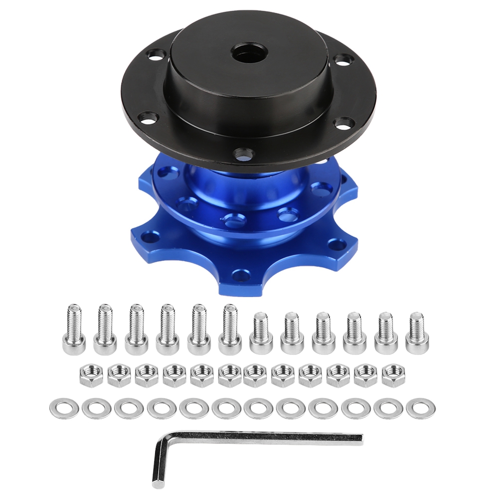 Schnellverschluss-adapterset Für Die Lenkradnabe Mit Schrauben (blau)