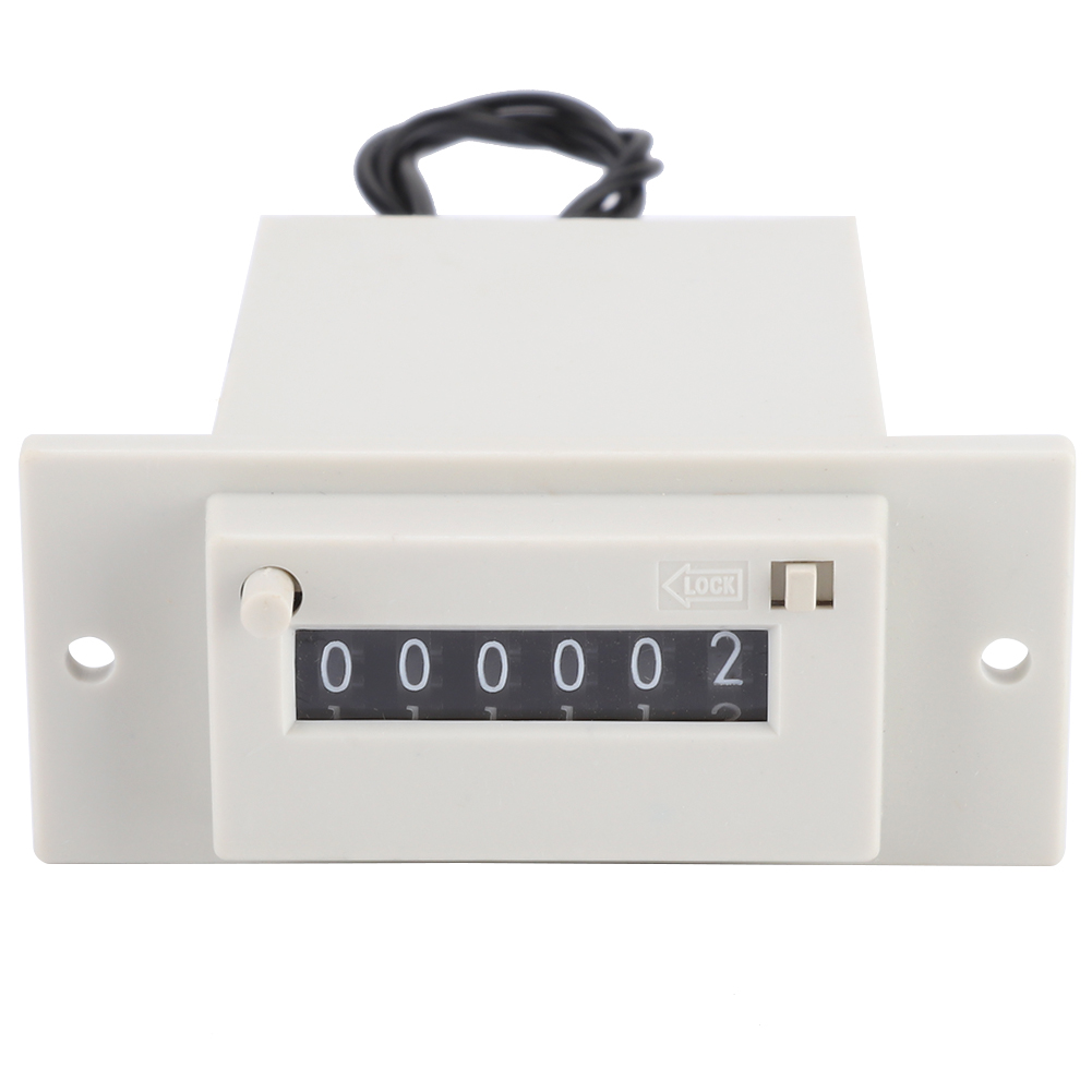 Elektromagnetischer Zähler Csk6-ykw, 6-stellige Elektronische Impulsfunktion, 12 V Dc