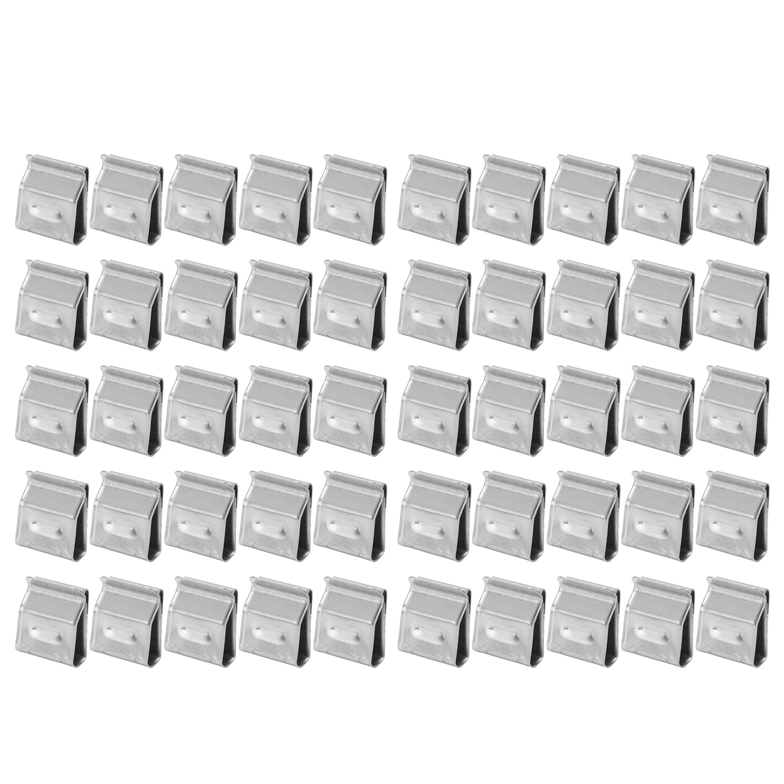 Edelstahl-kabelbefestigungsset, 50-teilig, 2 Drähte, Kabelbefestigungshalterung, Solarmodul-montageset