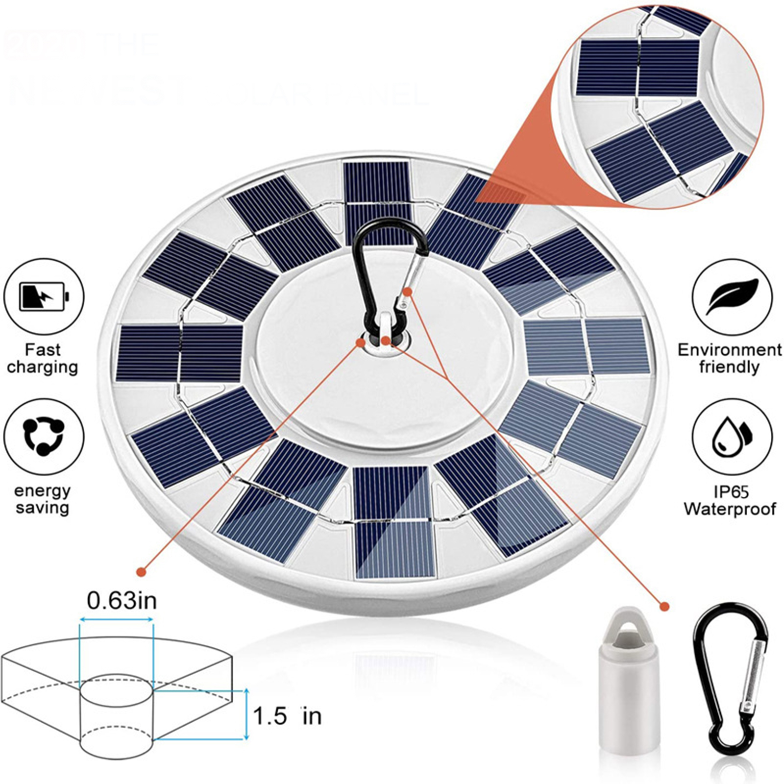 Der Solarbetriebene Fahnenmast Beleuchtet Den Campingplatz Im Freien Mit 128 Leds.