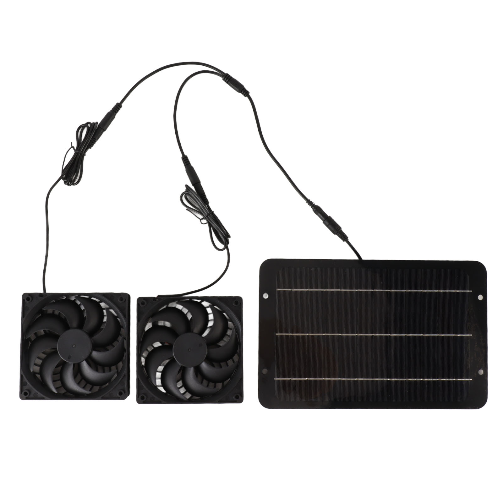 Wasserdichtes Und Tragbares Solar-belüftungsset, 10 W, 12 V, Für Hühnerställe, Gewächshäuser, Hundezwinger, Gartenhäuser, Zur Kühlung