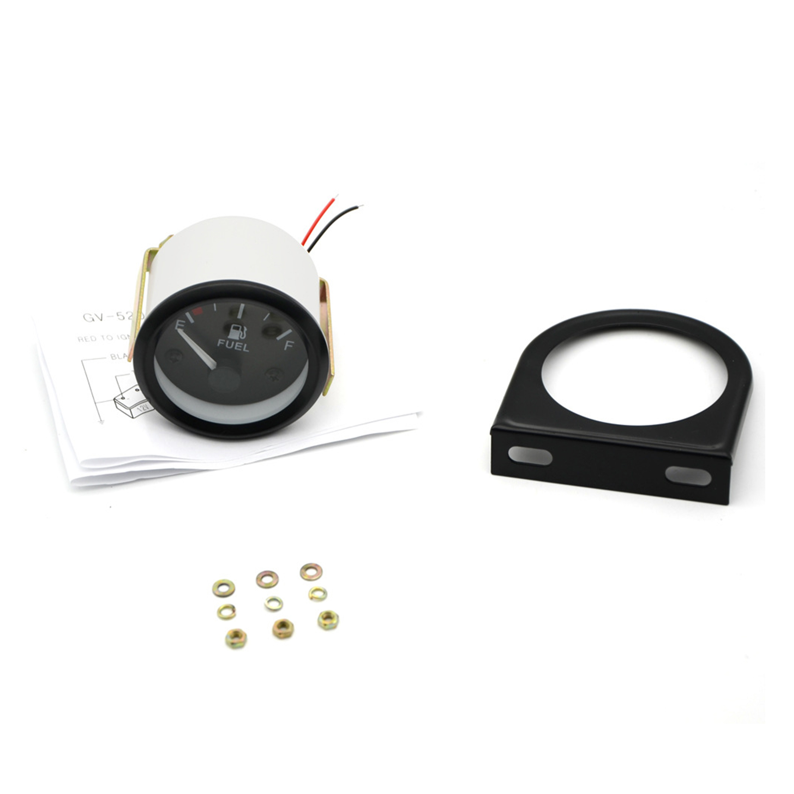 52-mm-kraftstoffstandanzeiger, Universalnadel E 1/2 F, Wasserdichter Ölmessstab Für Boot, Yacht, Lkw