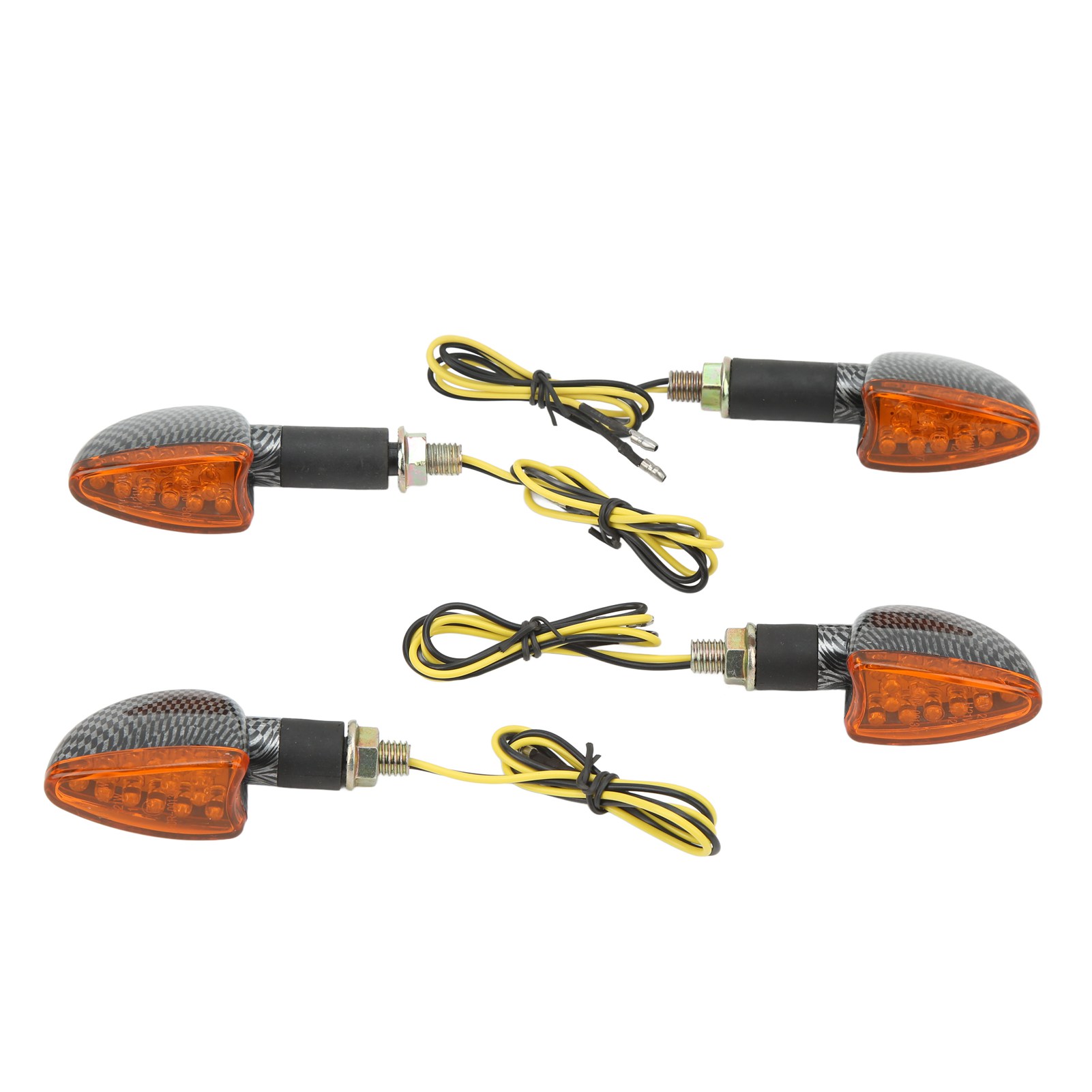 Motorradblinker Für Vorne Und Hinten, Wasserdicht, Hell, Universell, Kompatibel Mit Suzuki Typ 1, 4er-set