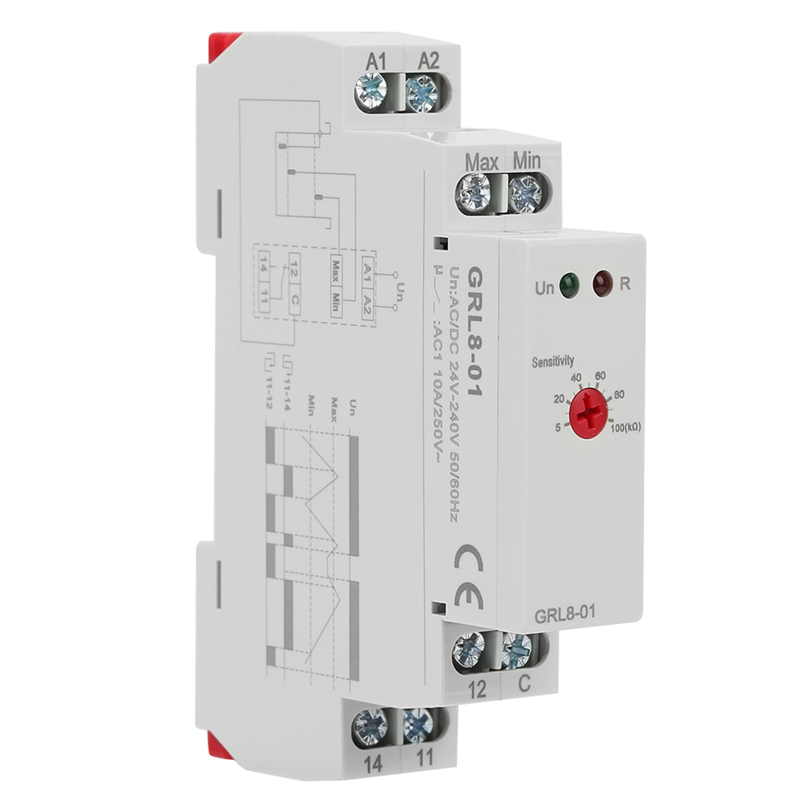 Grl8-01 10a Ac/dc 24v-240v Flüssigkeitsstandregelungsrelais