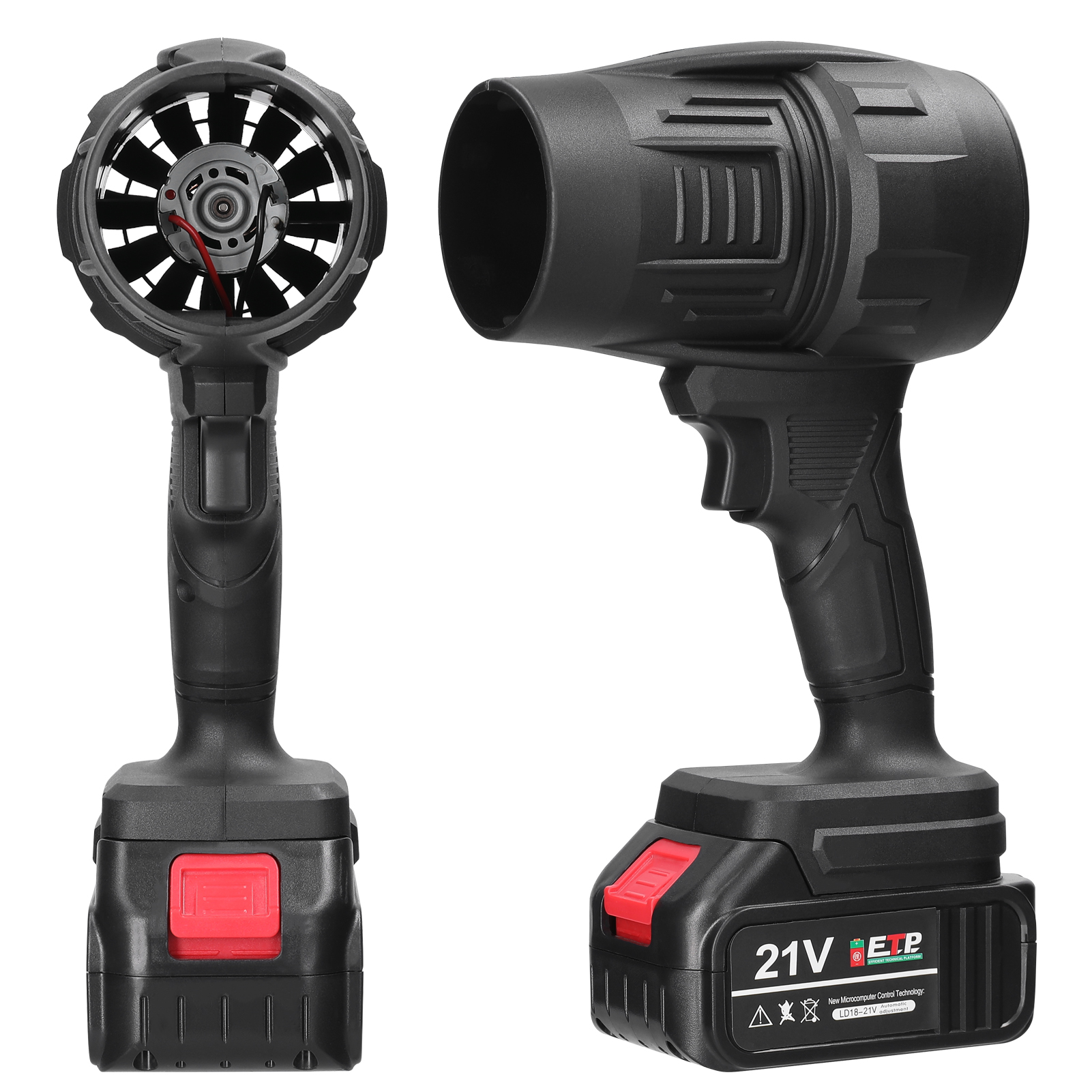 Tragbarer 500-g-jet-ventilator, Leistungsstarker Bürstenmotor Mit Hohem Schub, Kanalventilator, Luftkanal, Tragbarer Staubbläser, Tastaturreinigungswerkzeug