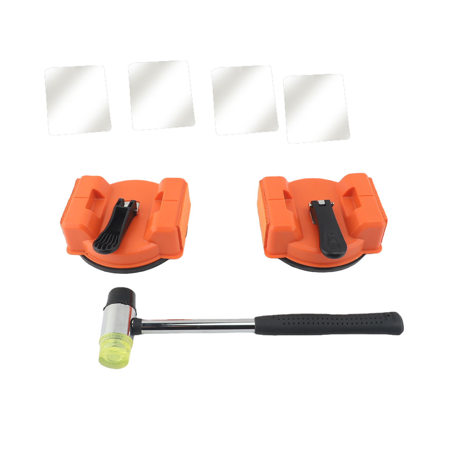 Laminatboden-reparaturset Mit Saugnäpfen Und Gummihammer (2-teilig).