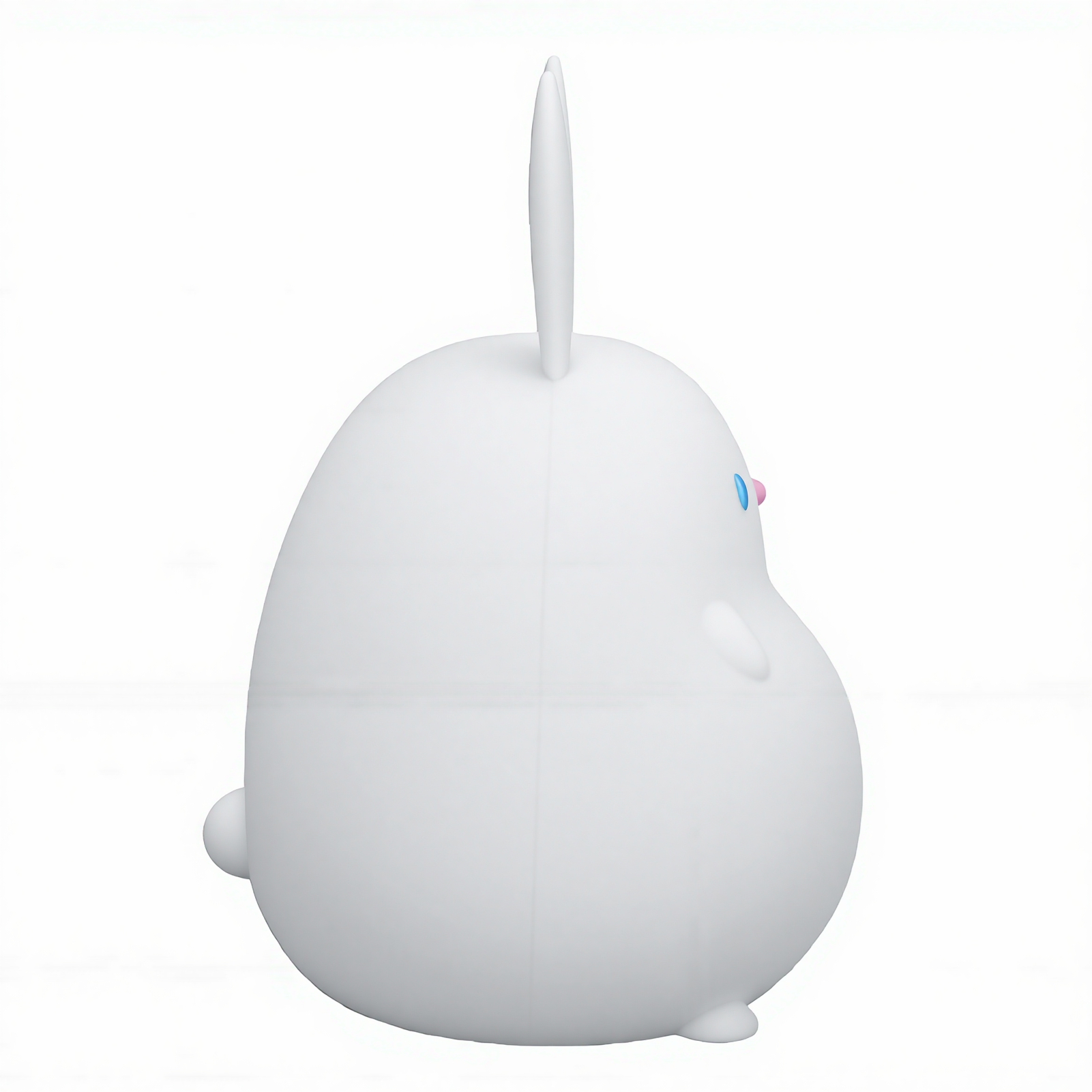 Silikon-nachtlicht In Form Eines Hasen, Wiederaufladbar Über Usb, 1200 Mah, Mit Touch-steuerung Und Timer, Ideal Für Die Schlafzimmerdekoration Im Kawaii-stil.