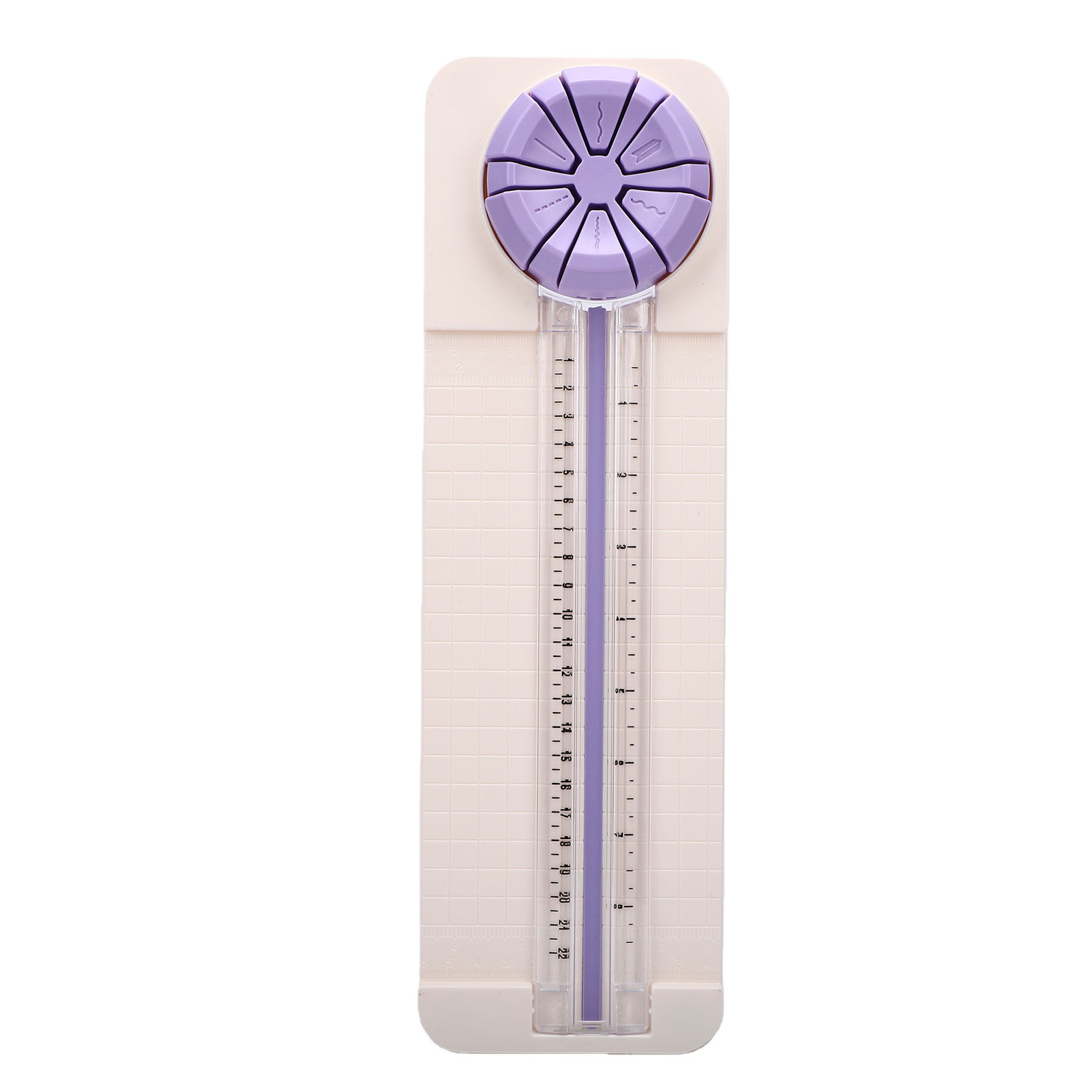 6-in-1-papierschneider: Gerade, Gepunktete, Gebogene, Gefaltete, Unregelmäßige Und Wellenförmige Schnitte. Vielseitiges Werkzeug Für 22 Cm Breite Fotokarten Mit 220 G/m².