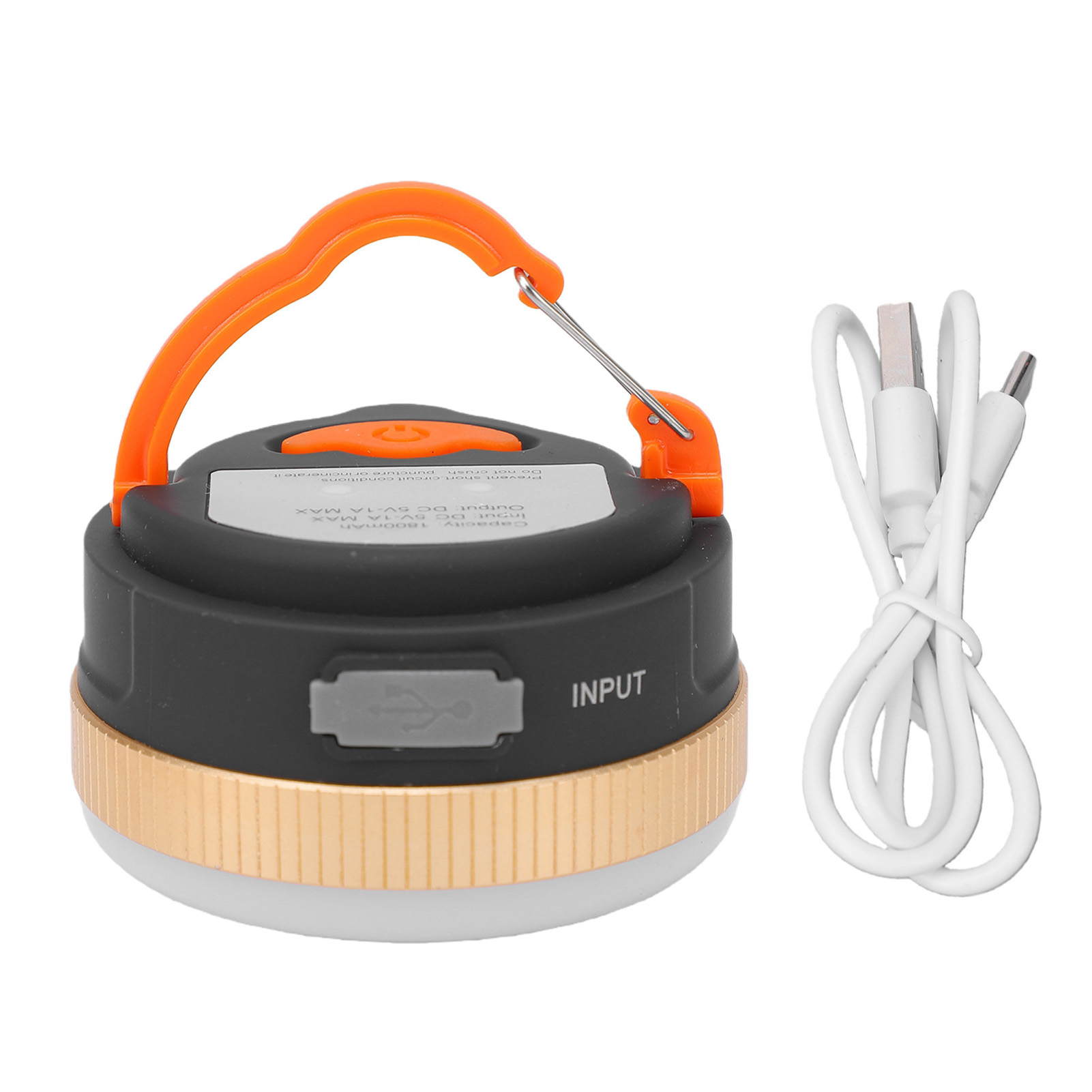 Wiederaufladbare Led-campinglaterne, Regendicht, Für Den Einsatz Im Freien, Mit 4 Helligkeitsstufen, Einem Haken Und Langer Akkulaufzeit Zum Wandern.
