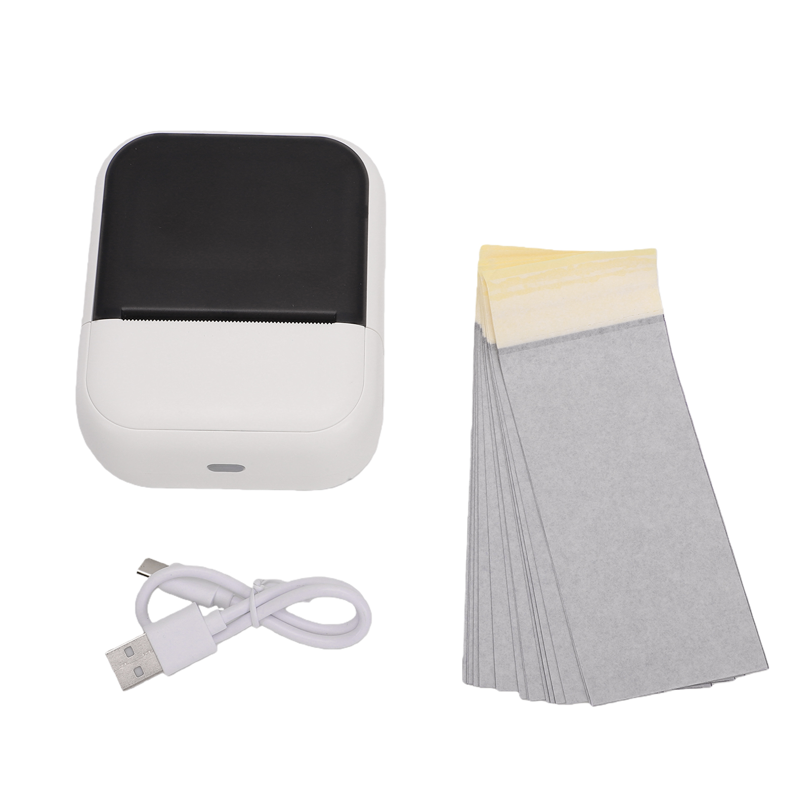2-zoll-tattoo-drucker, Thermotransferetiketten, Drahtlose Bluetooth-verbindung, 203 Dpi Auflösung, Mini-tragbar Zum Bedrucken Der Haut, Inklusive 20 Transferfolien.