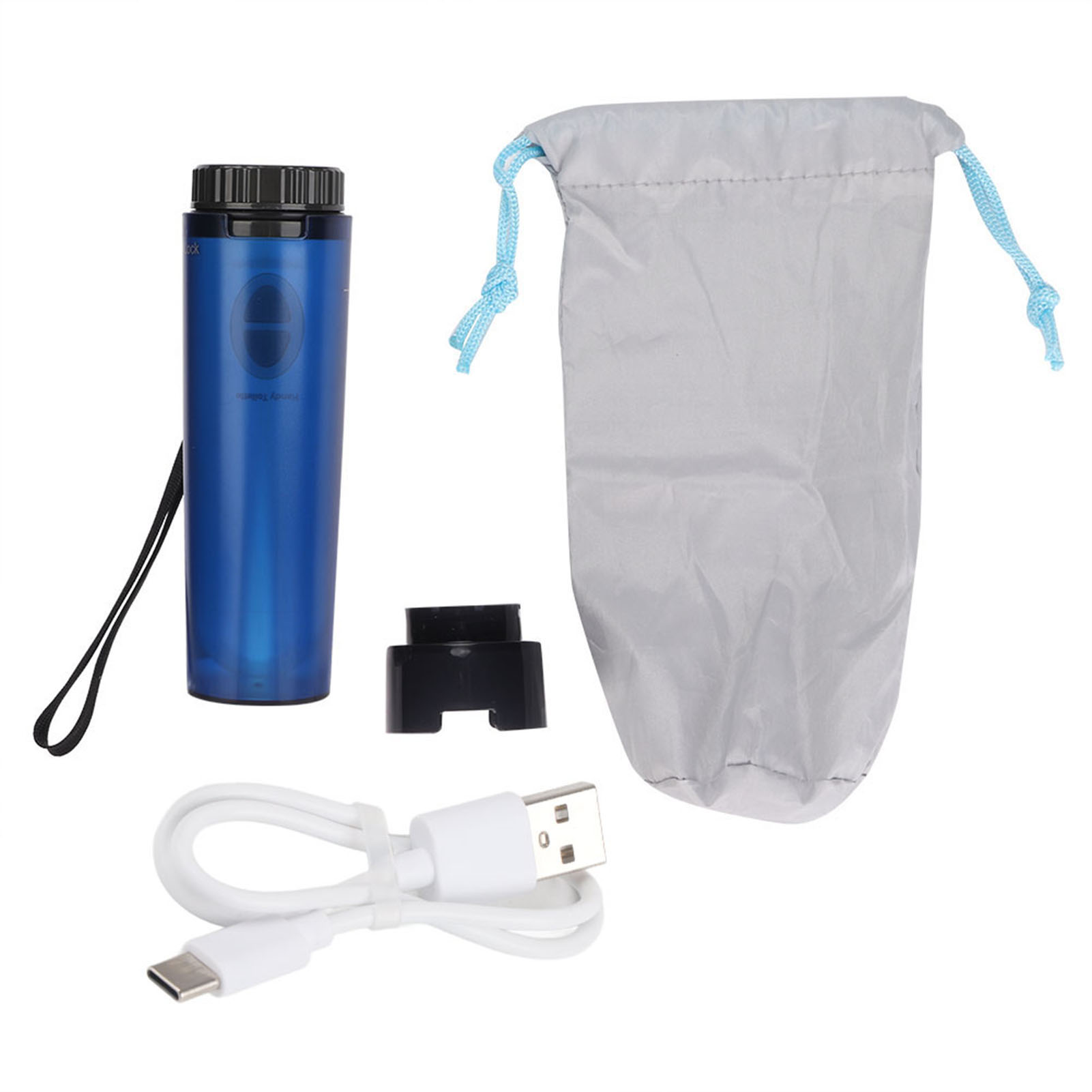 Tragbares Silikon-bidet, Elektrischer Reise-sprühkopf Für Frauen (blau)