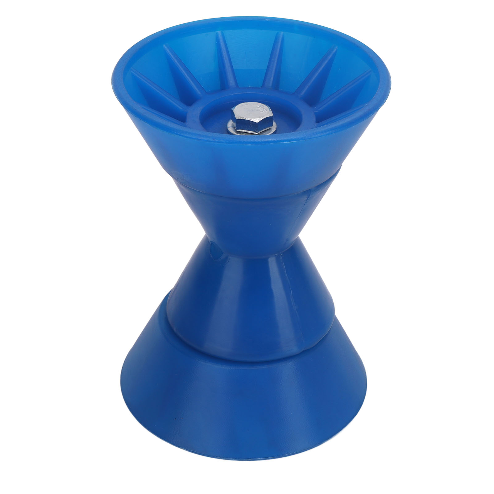 4-zoll-rollenbuckelstopper Mit 1/2-zoll-achse, Kratzfeste Blaue Pu-trailerbaugruppe Für Yachten